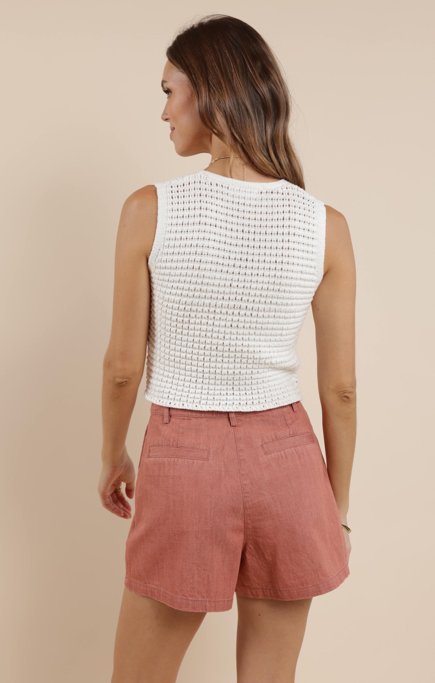 NOVA BUTTON FRONT SWEATER VEST