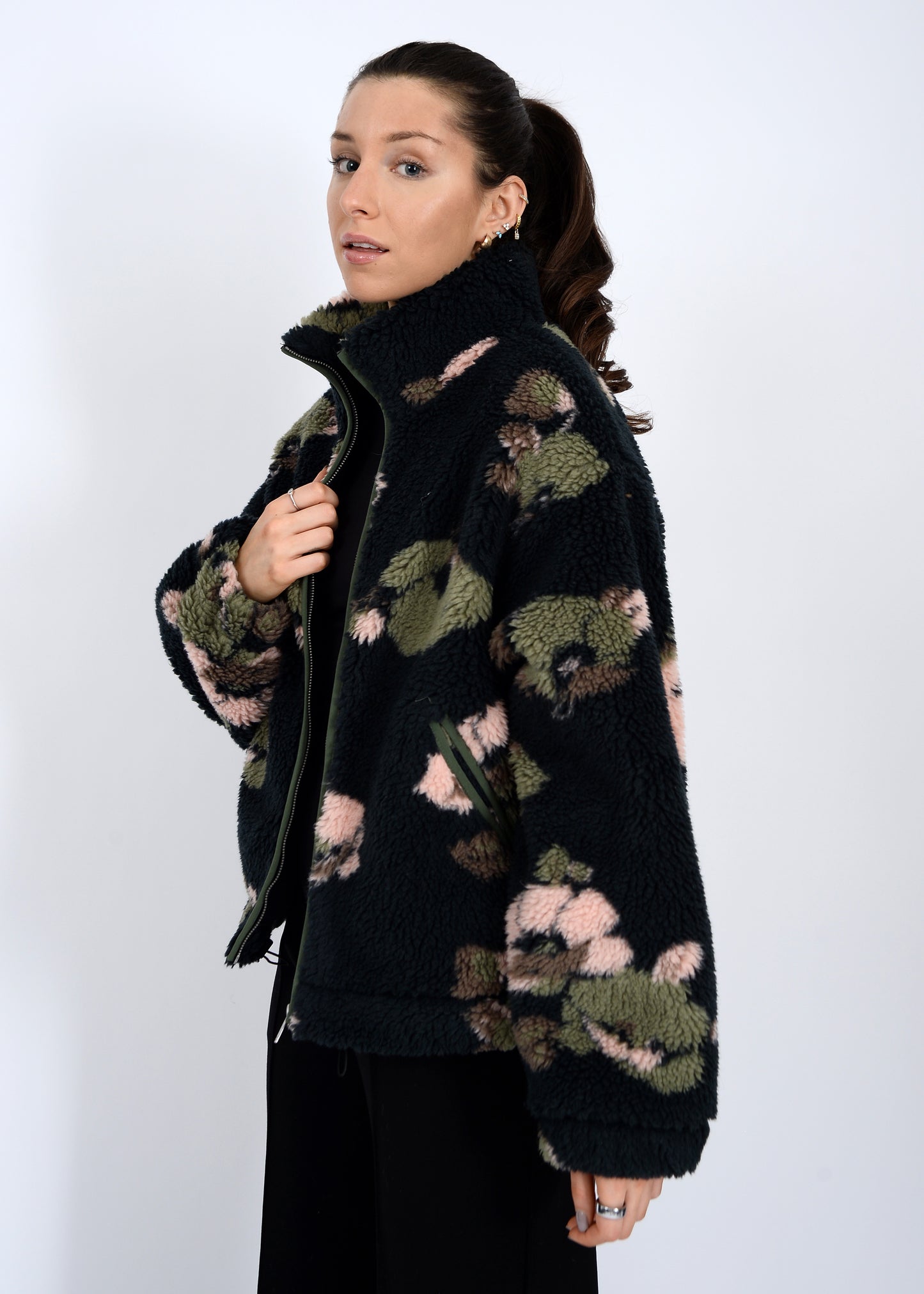 WHISTLER SHERPA ZIP FRONT JACKET