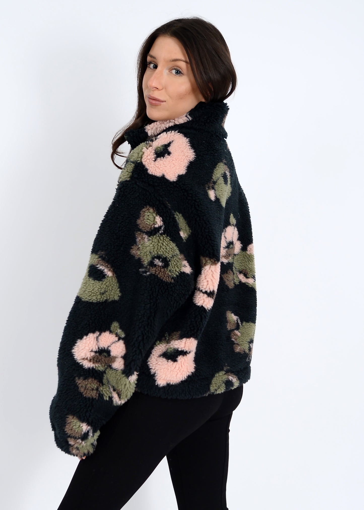 WHISTLER SHERPA ZIP FRONT JACKET