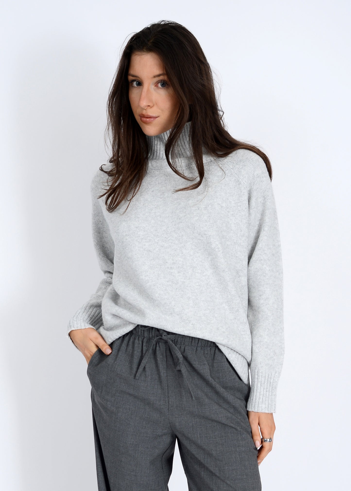 Anthousa Mock Neck Sweater