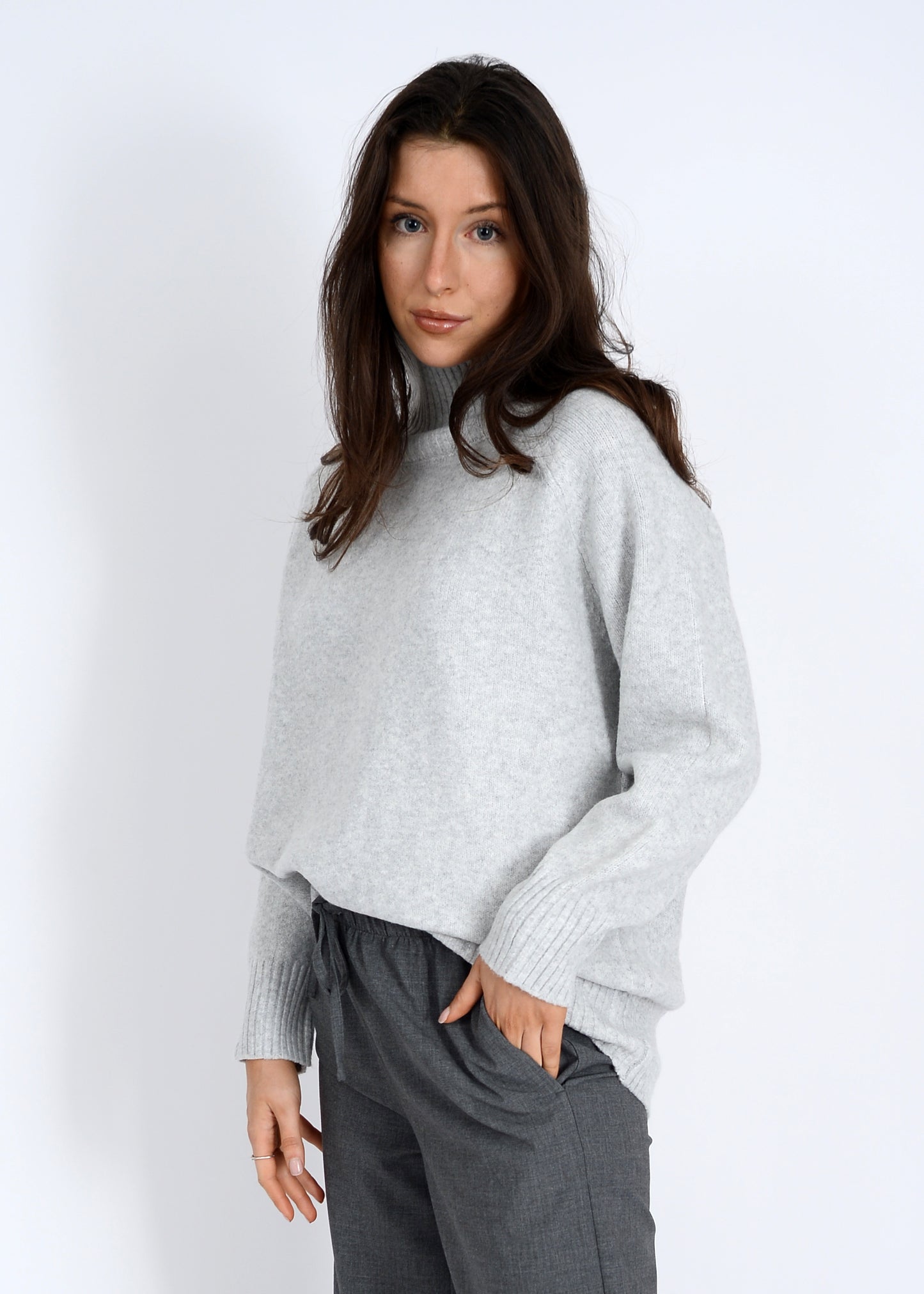Anthousa Mock Neck Sweater
