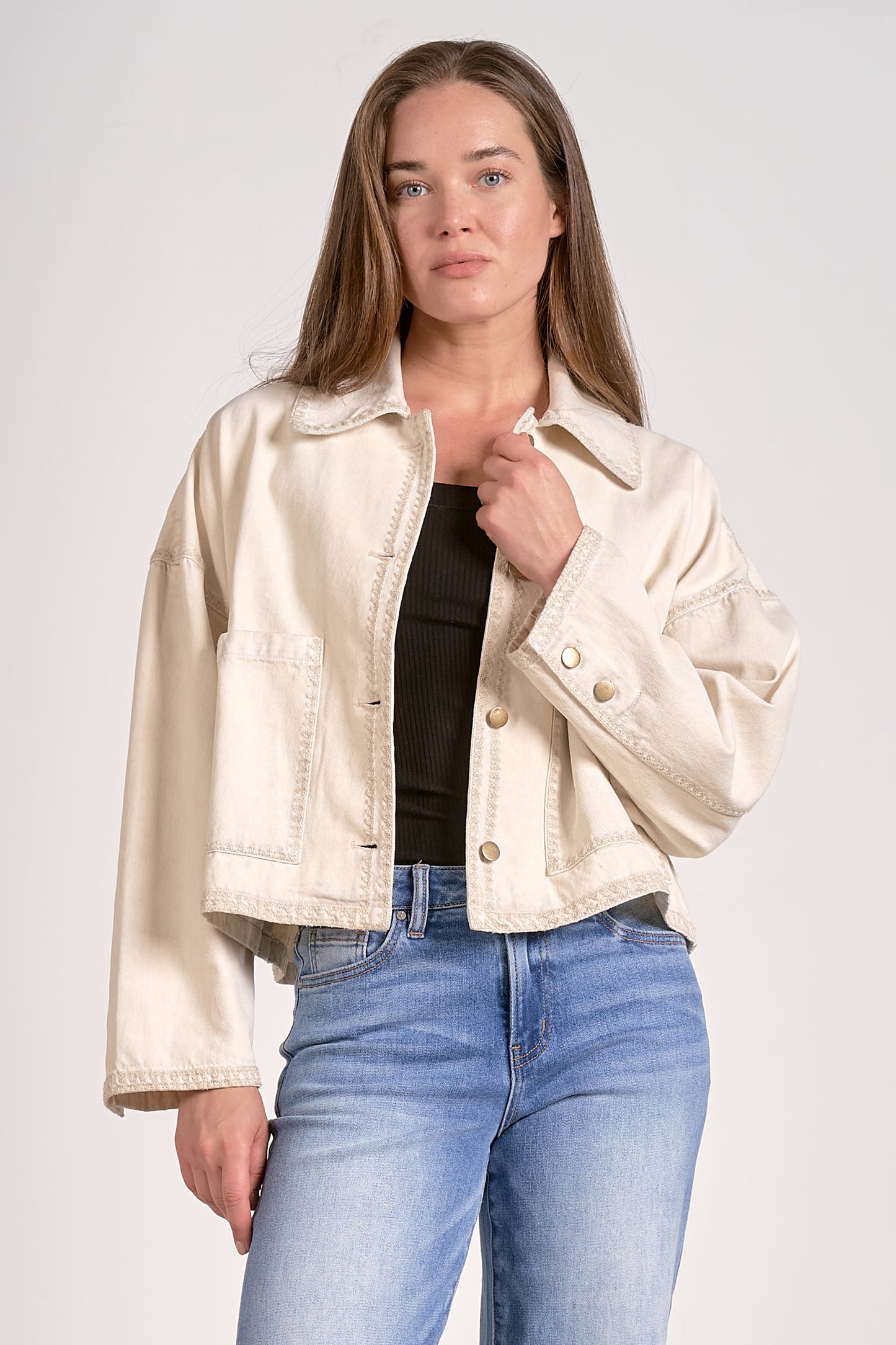 Blanket Trim Jacket