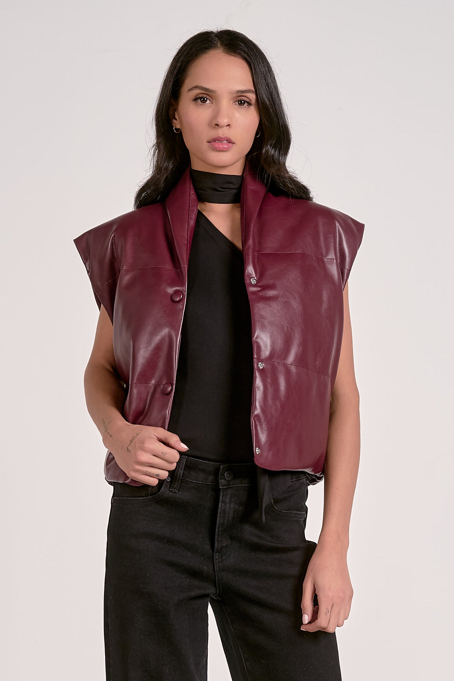 Skye Vest - Plum