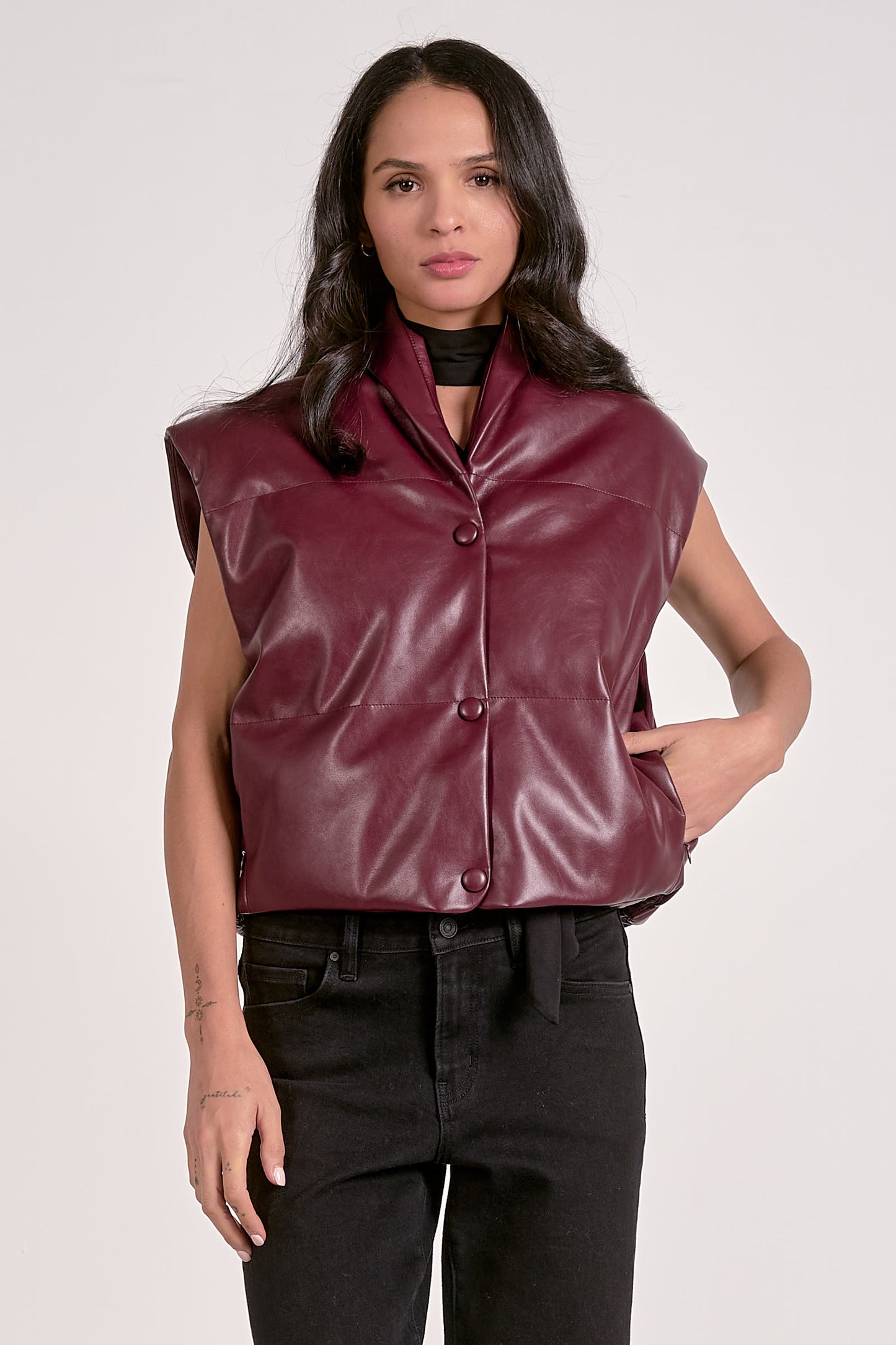 Skye Vest - Plum