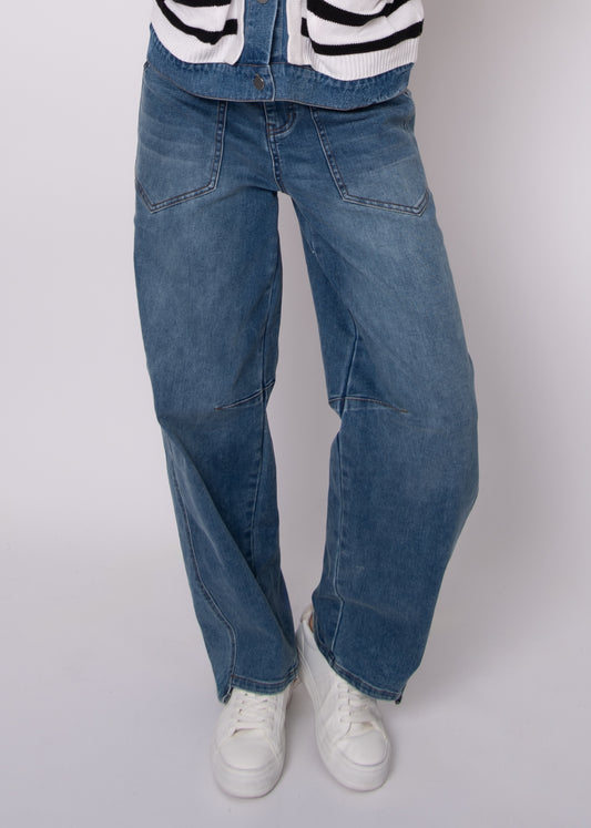 Milla Stretch Denim Pants - Didi Dark Wash