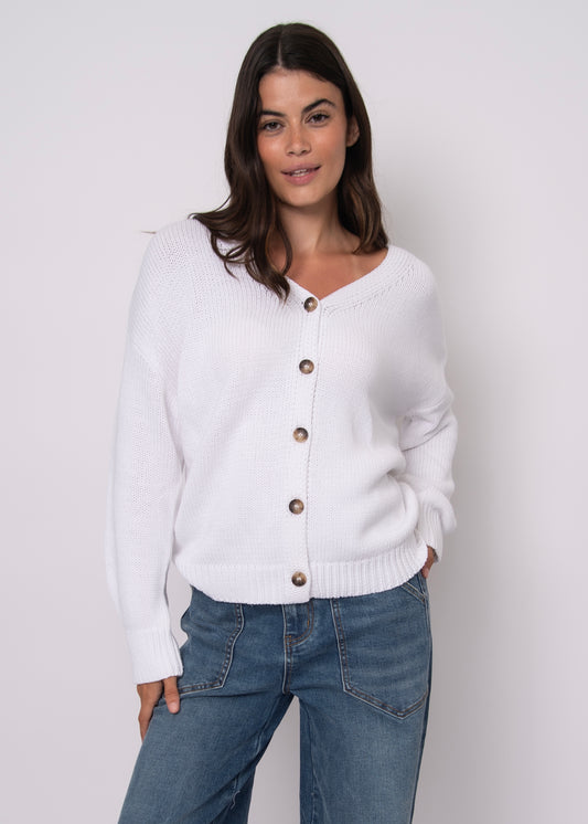 Varari Long Sleeve V Neck Cardigan
