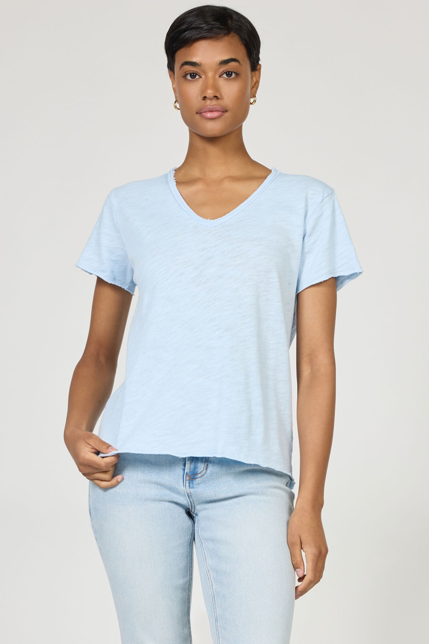 Vanya Slub Tee - Skyway