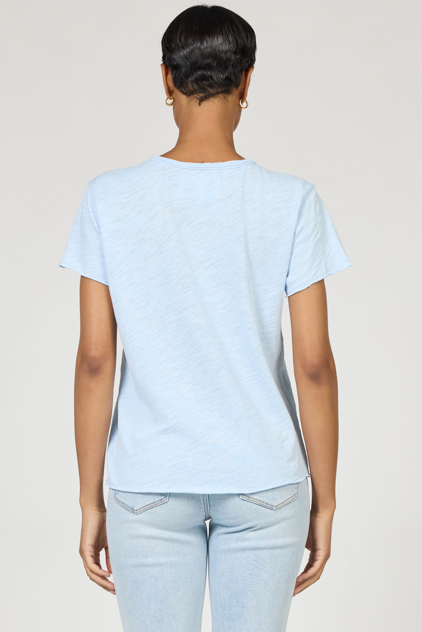 Vanya Slub Tee - Skyway