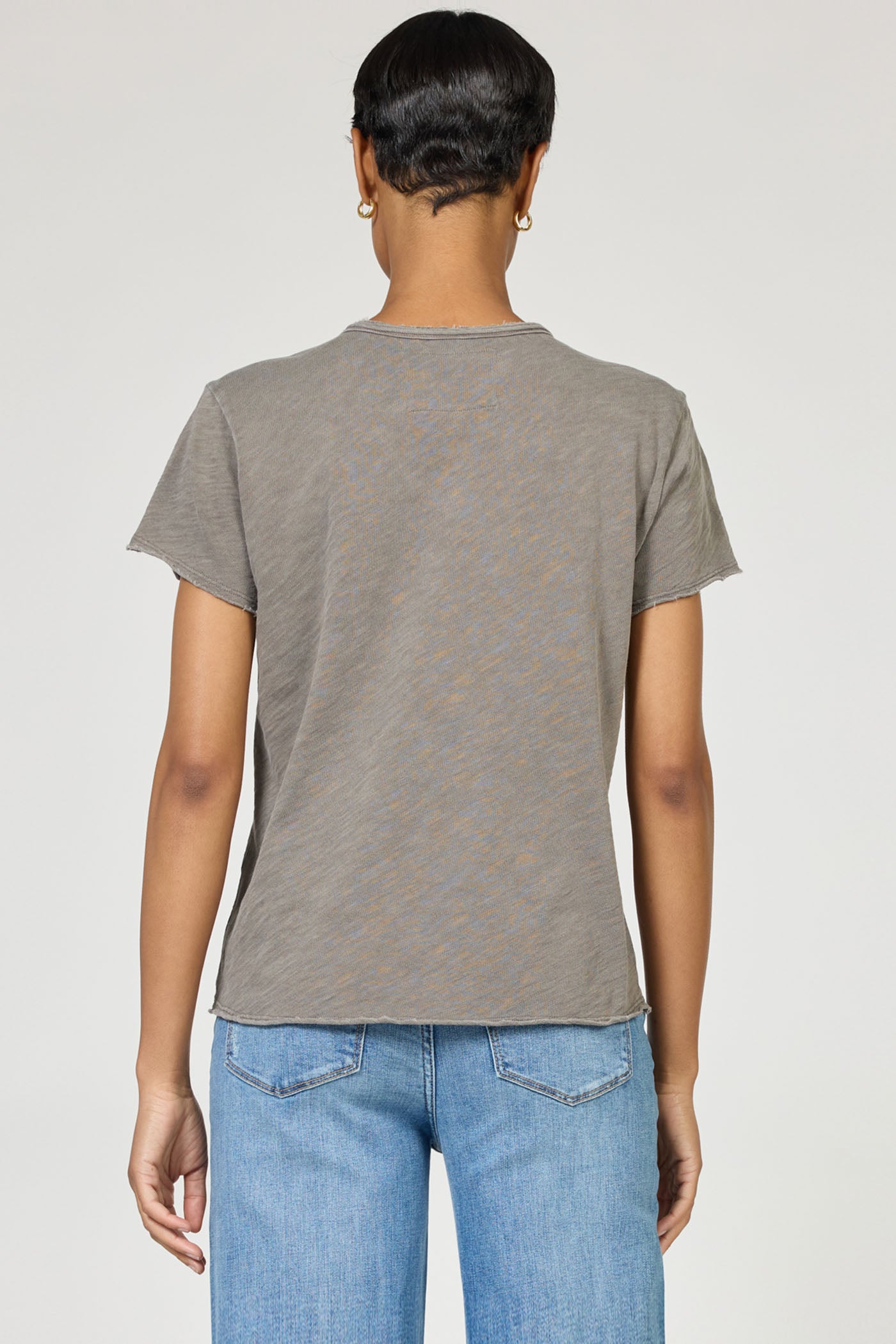 Vanya Slub Tee - Pigment Dk Gull Grey