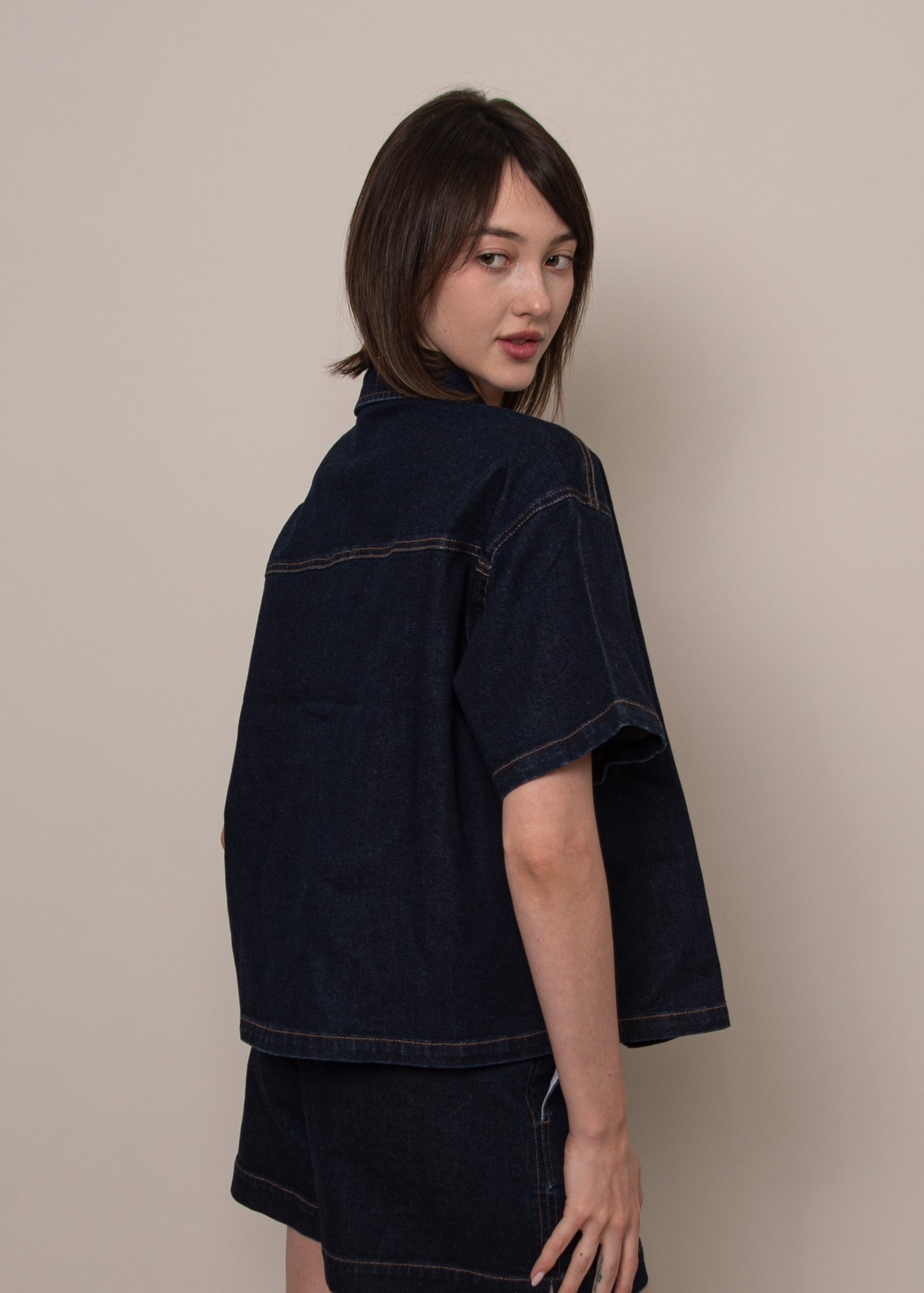 Lorane Stretch Denim Shirt