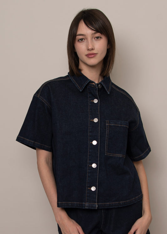 Lorane Stretch Denim Shirt