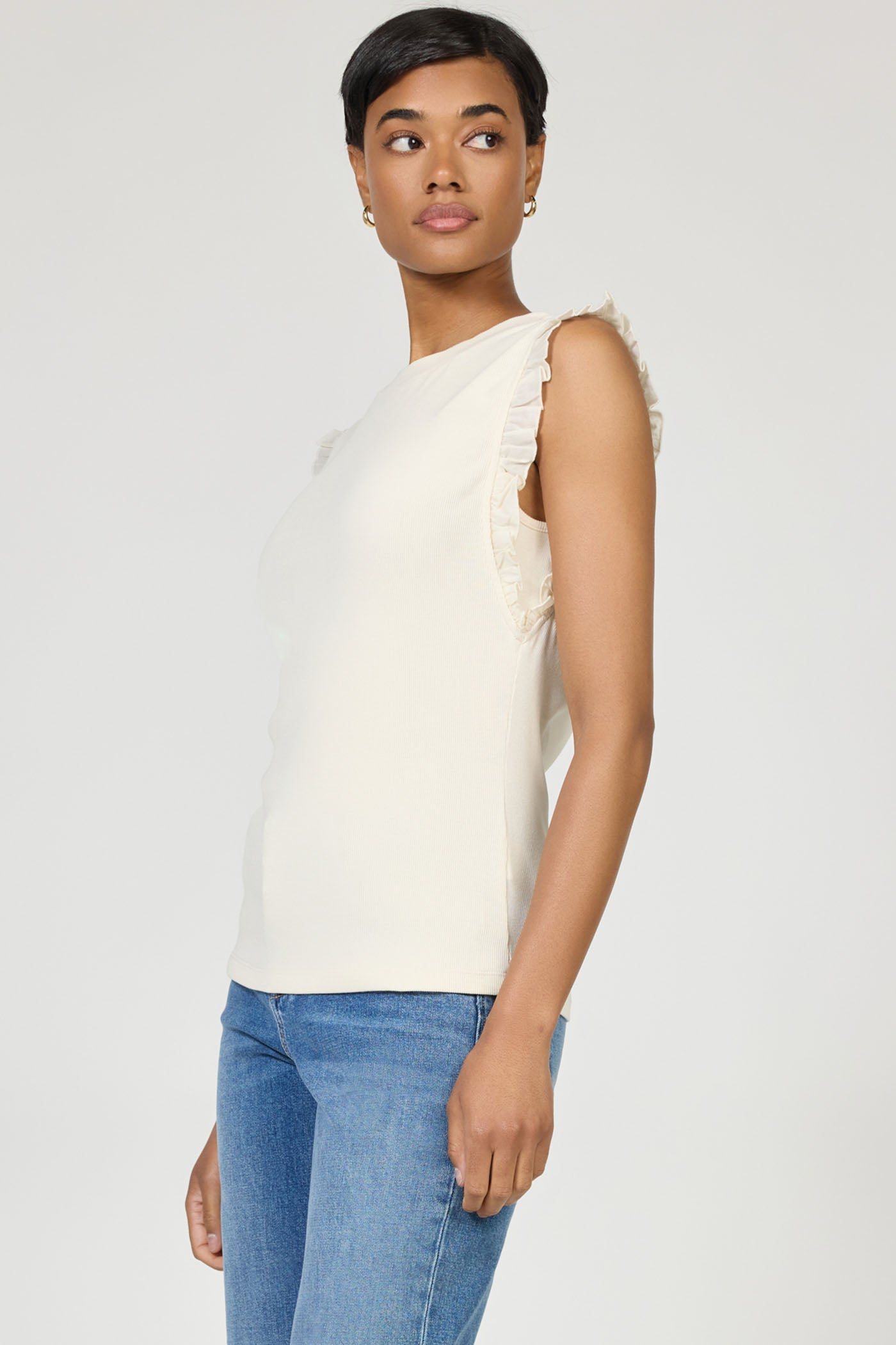 Bridget Top - Egret