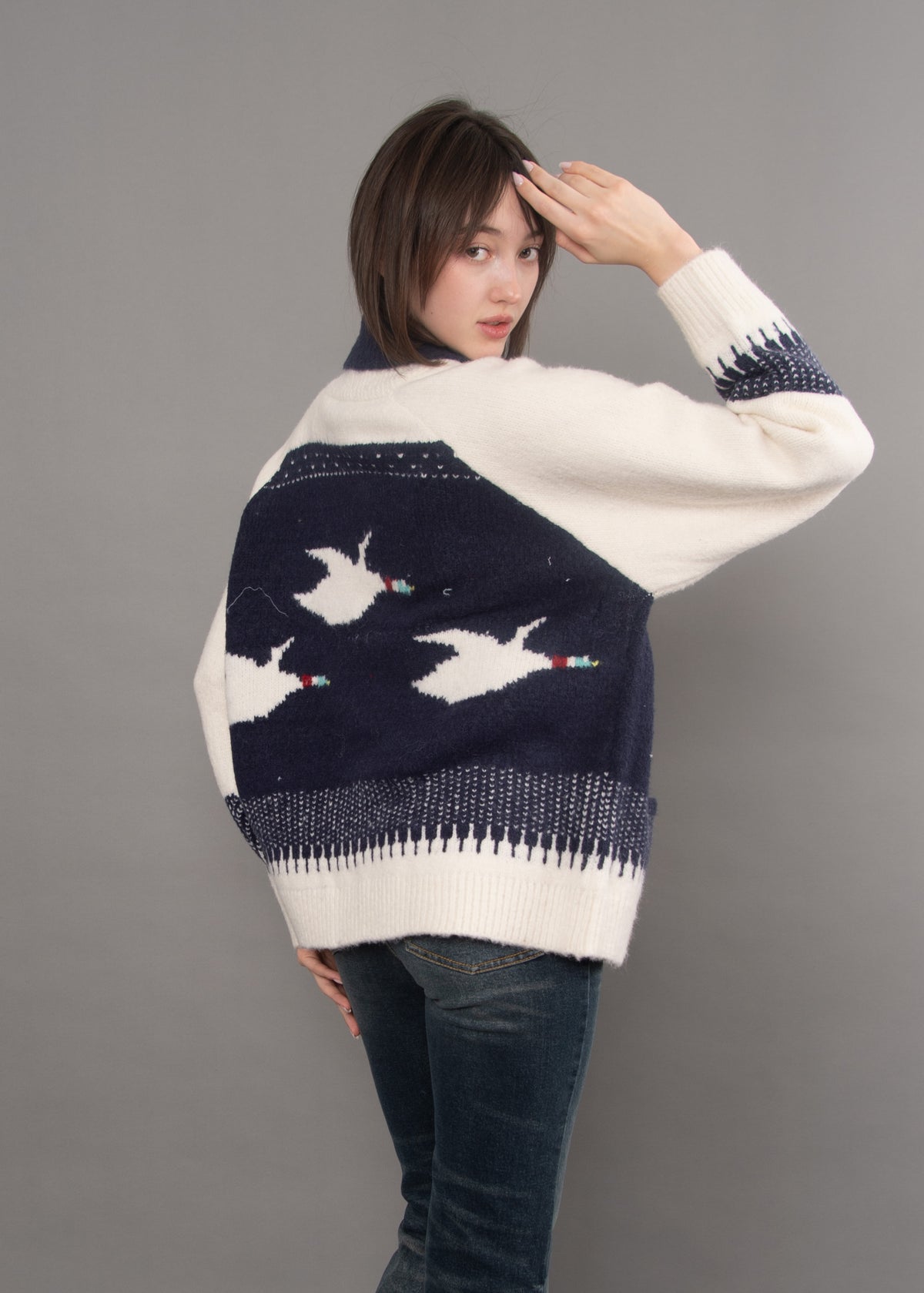 Taji Shawl Neck Cardigan