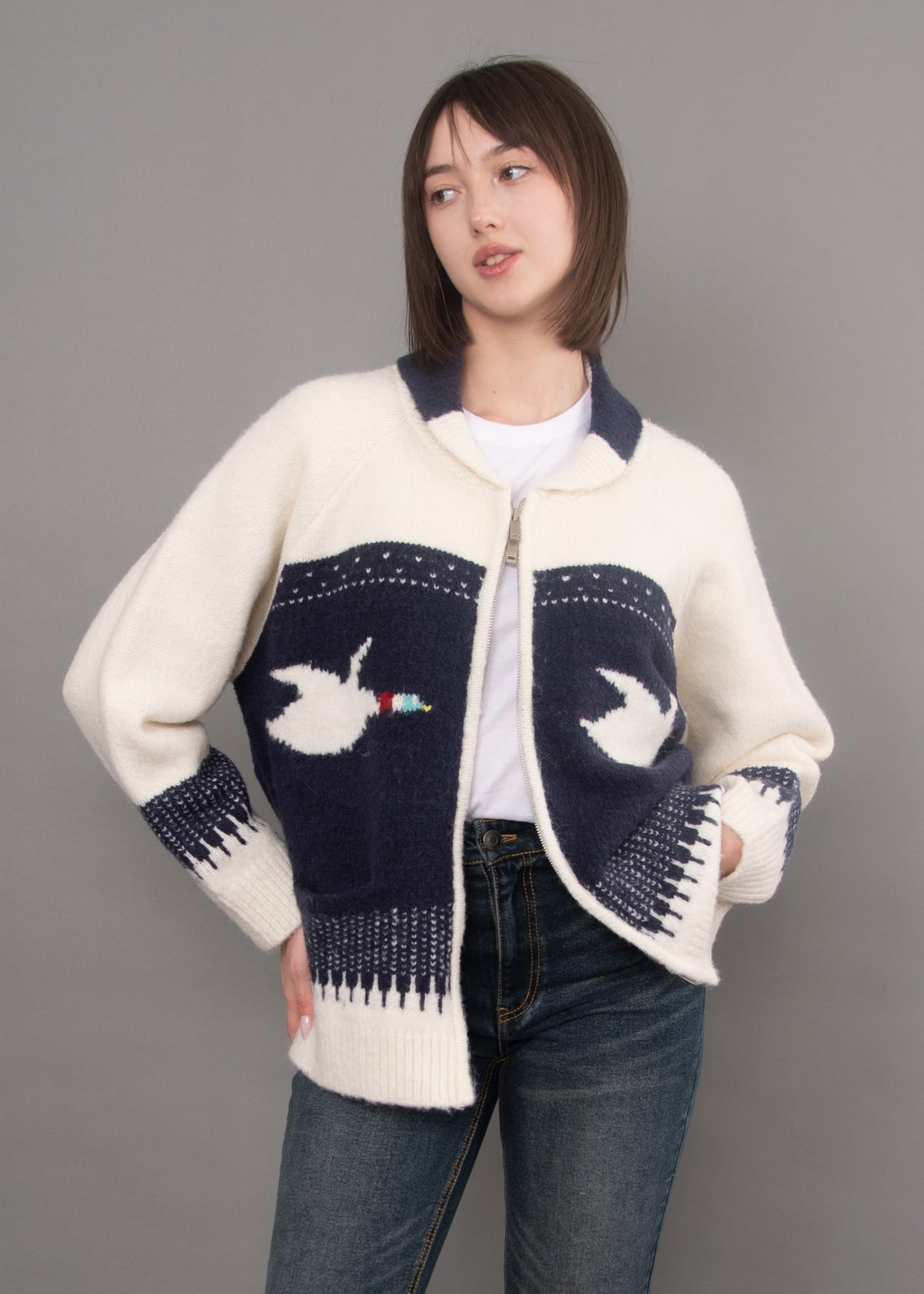 Taji Shawl Neck Cardigan
