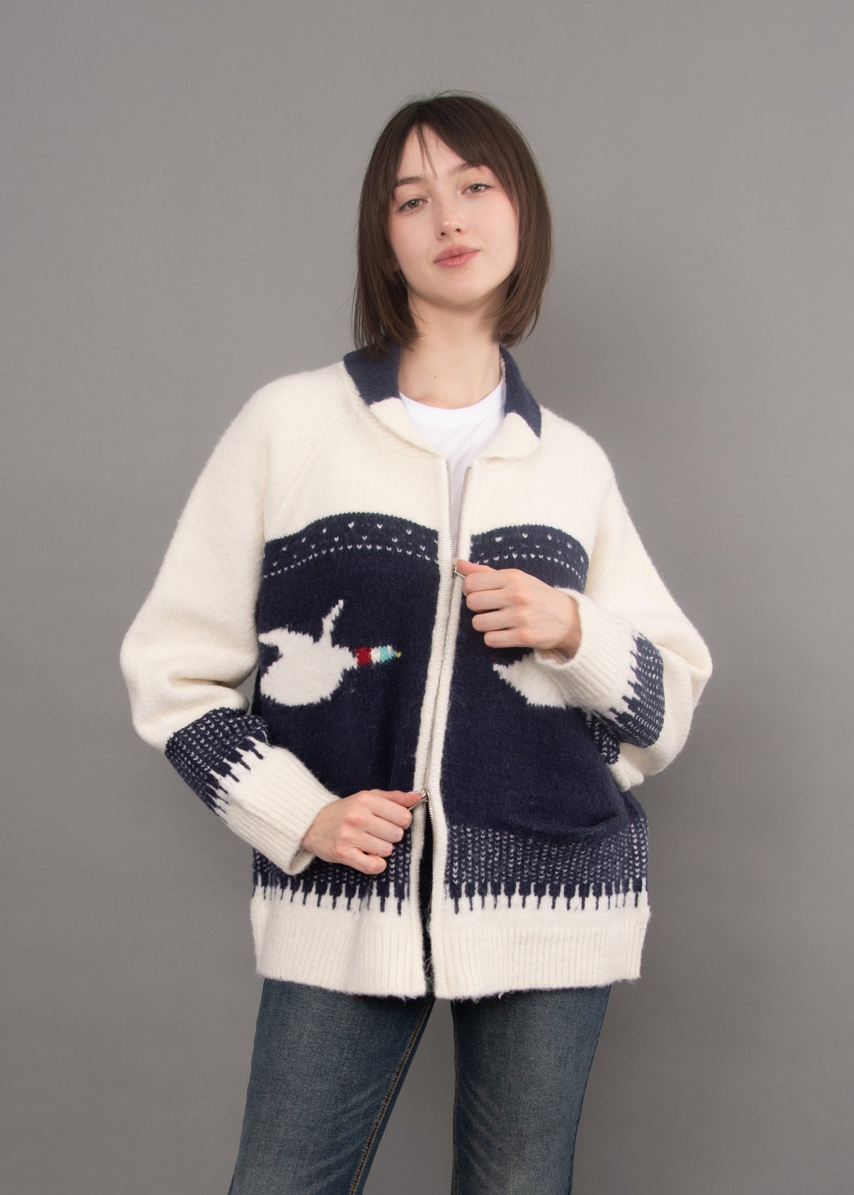 Taji Shawl Neck Cardigan