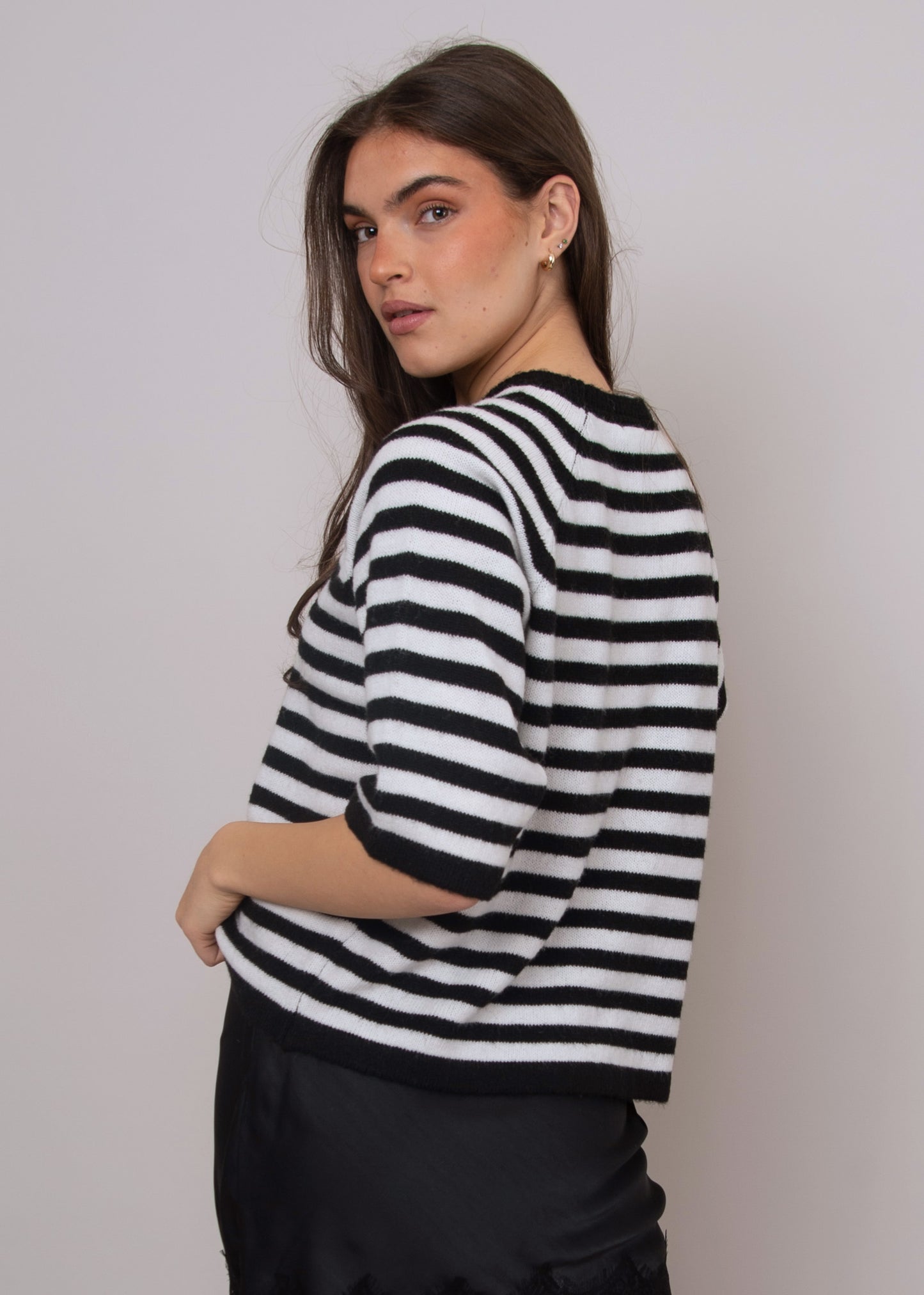 Ulla Striped Raglan Sleeve Pullover