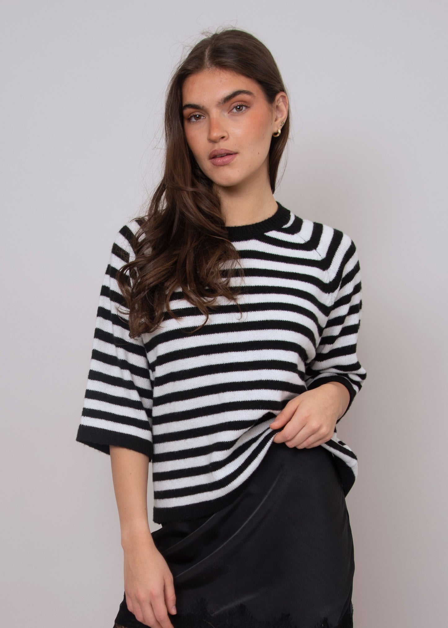 Ulla Striped Raglan Sleeve Pullover