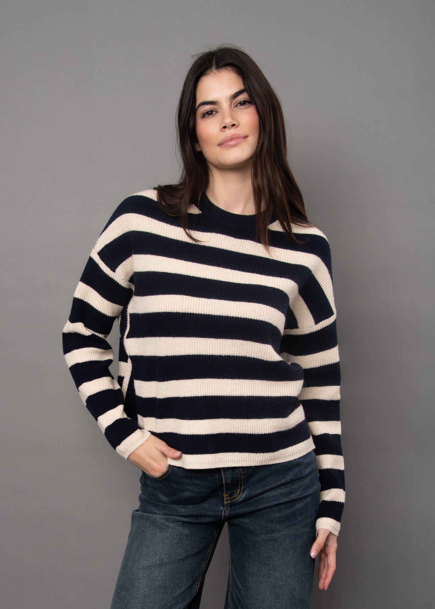 Maheen Stripe Pullover