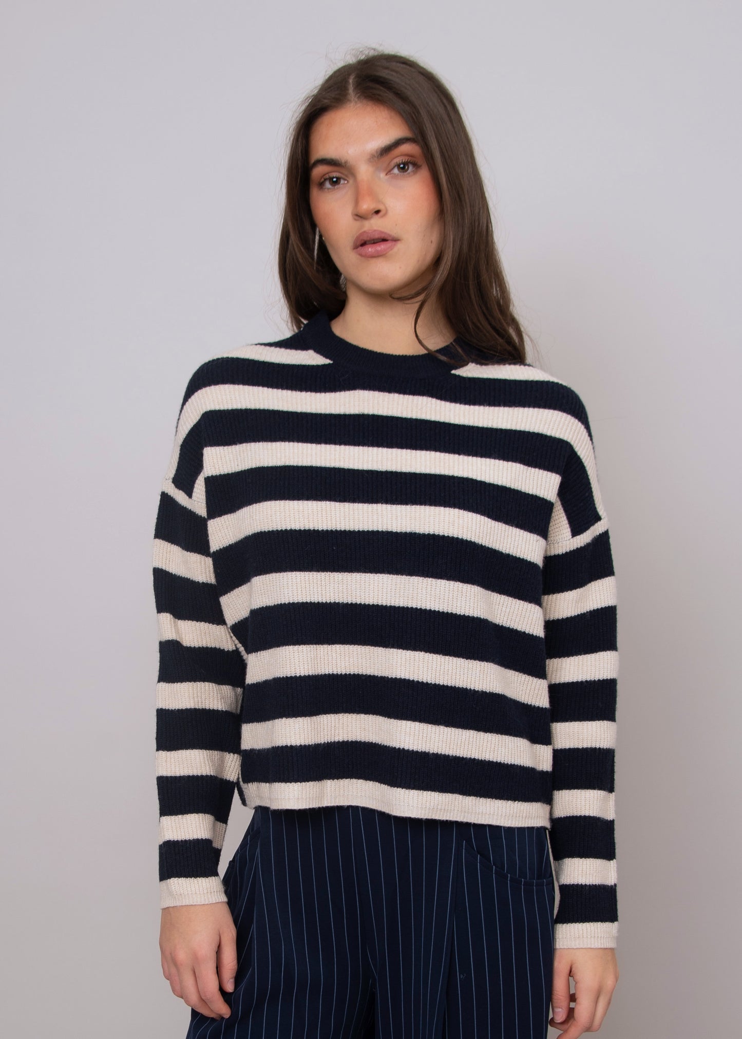 Maheen Stripe Pullover