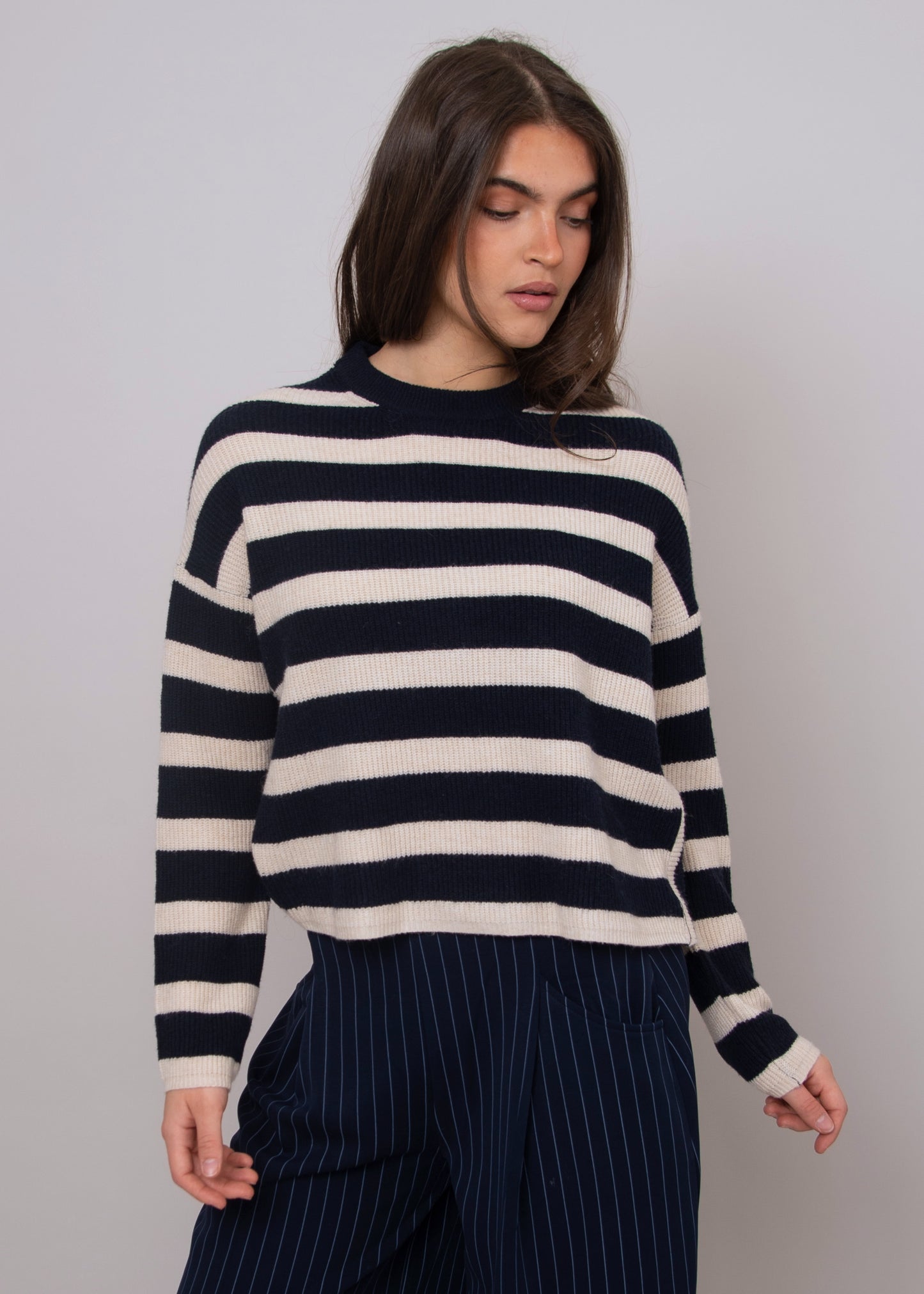 Maheen Stripe Pullover