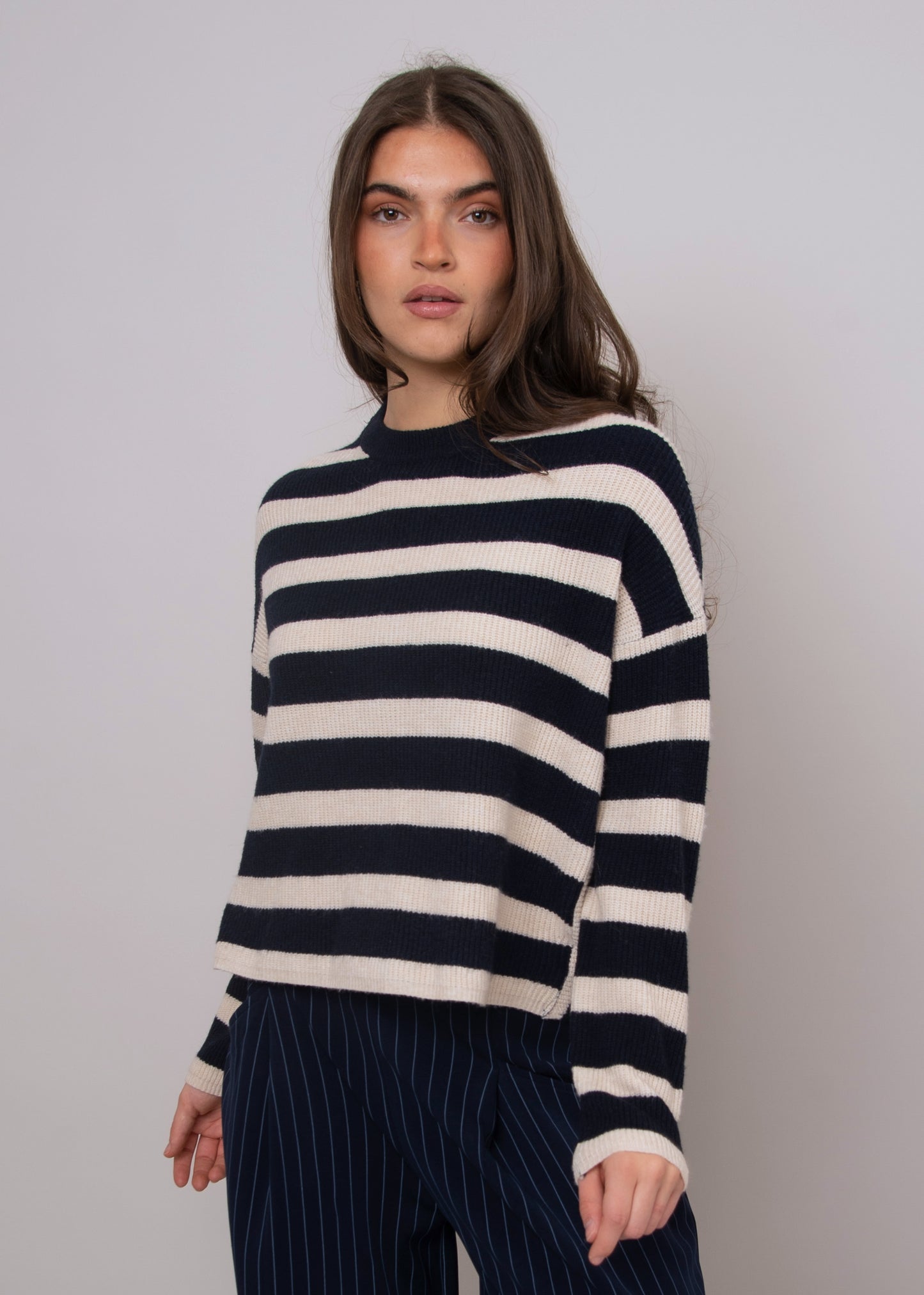 Maheen Stripe Pullover