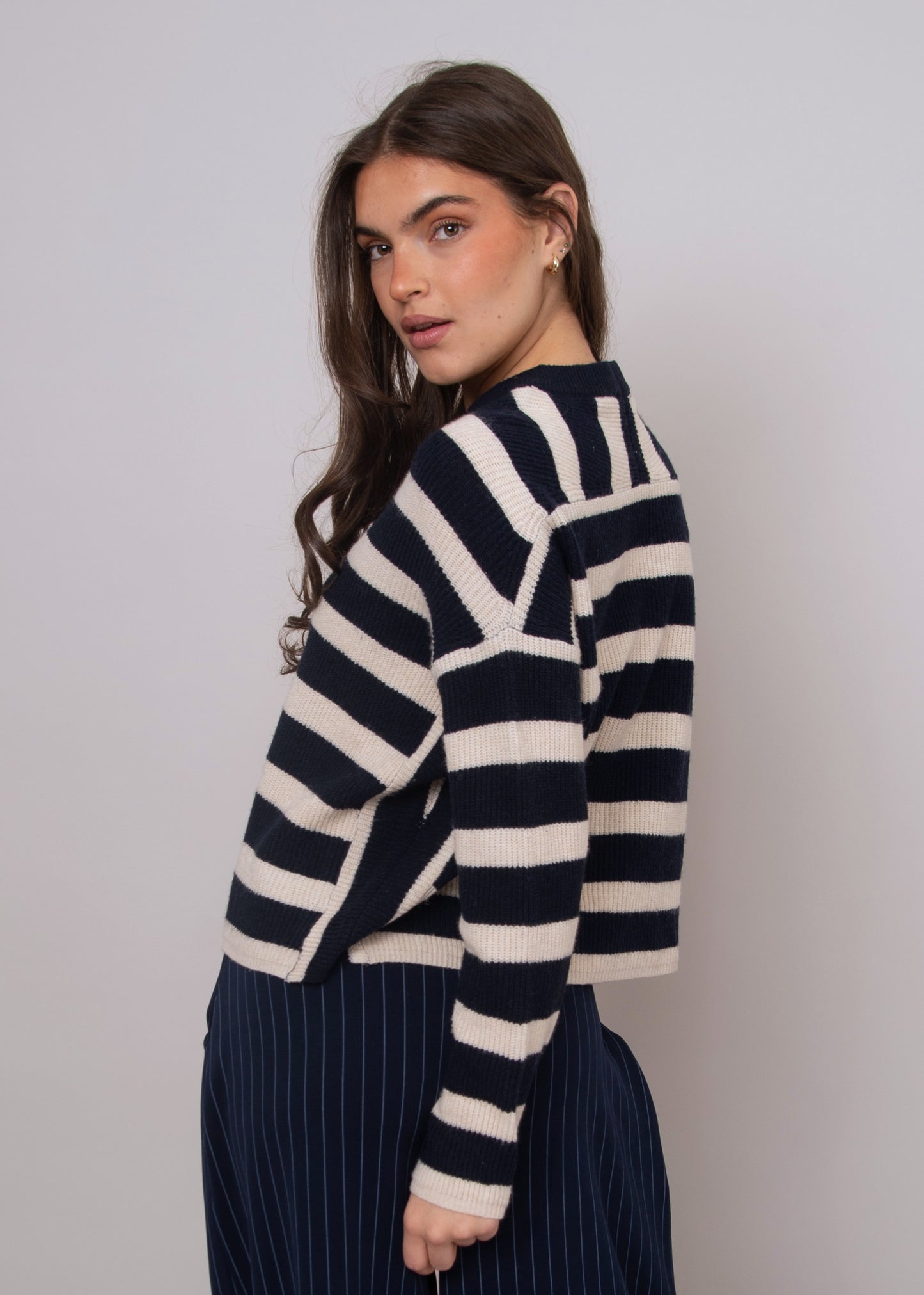 Maheen Stripe Pullover