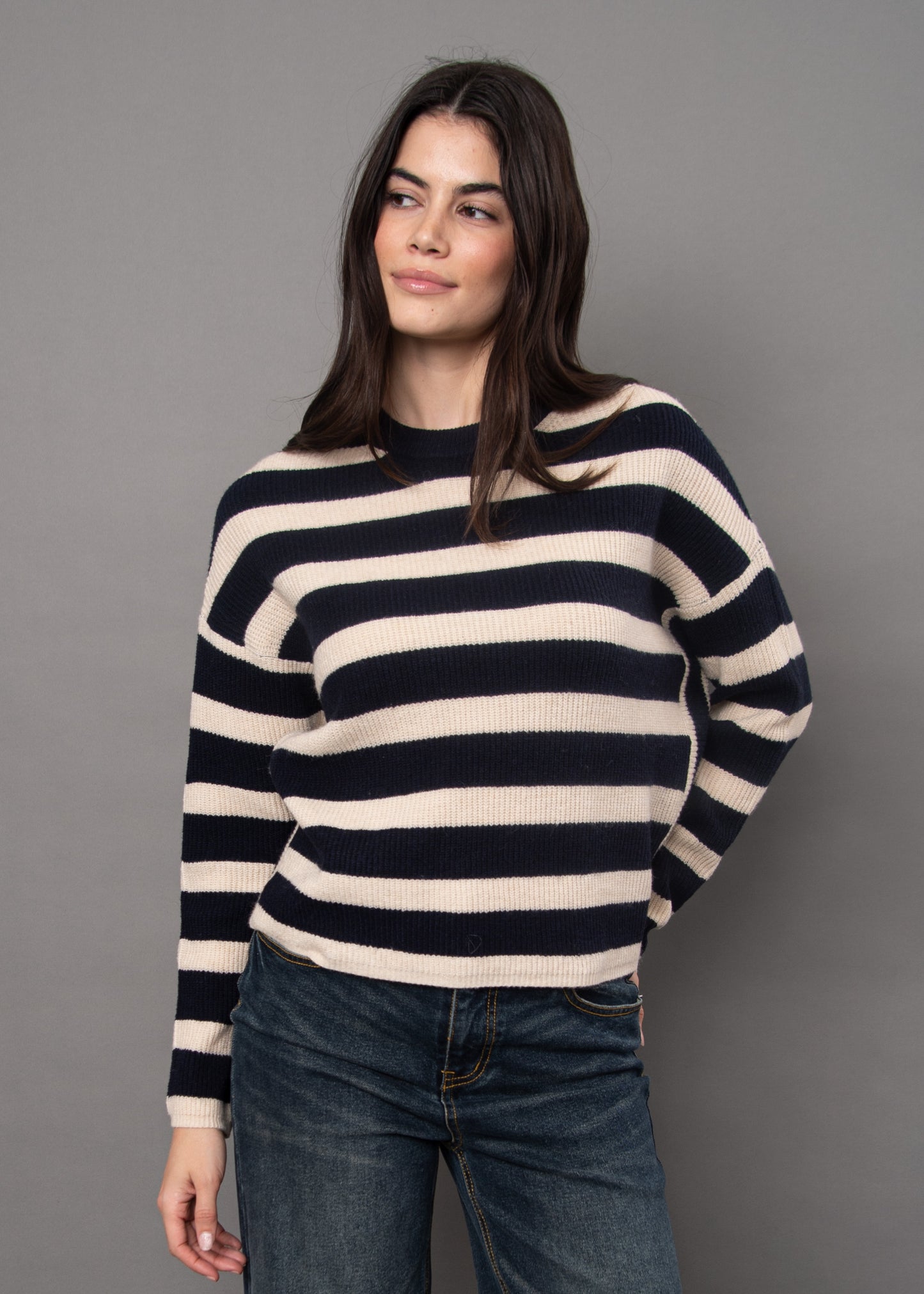 Maheen Stripe Pullover