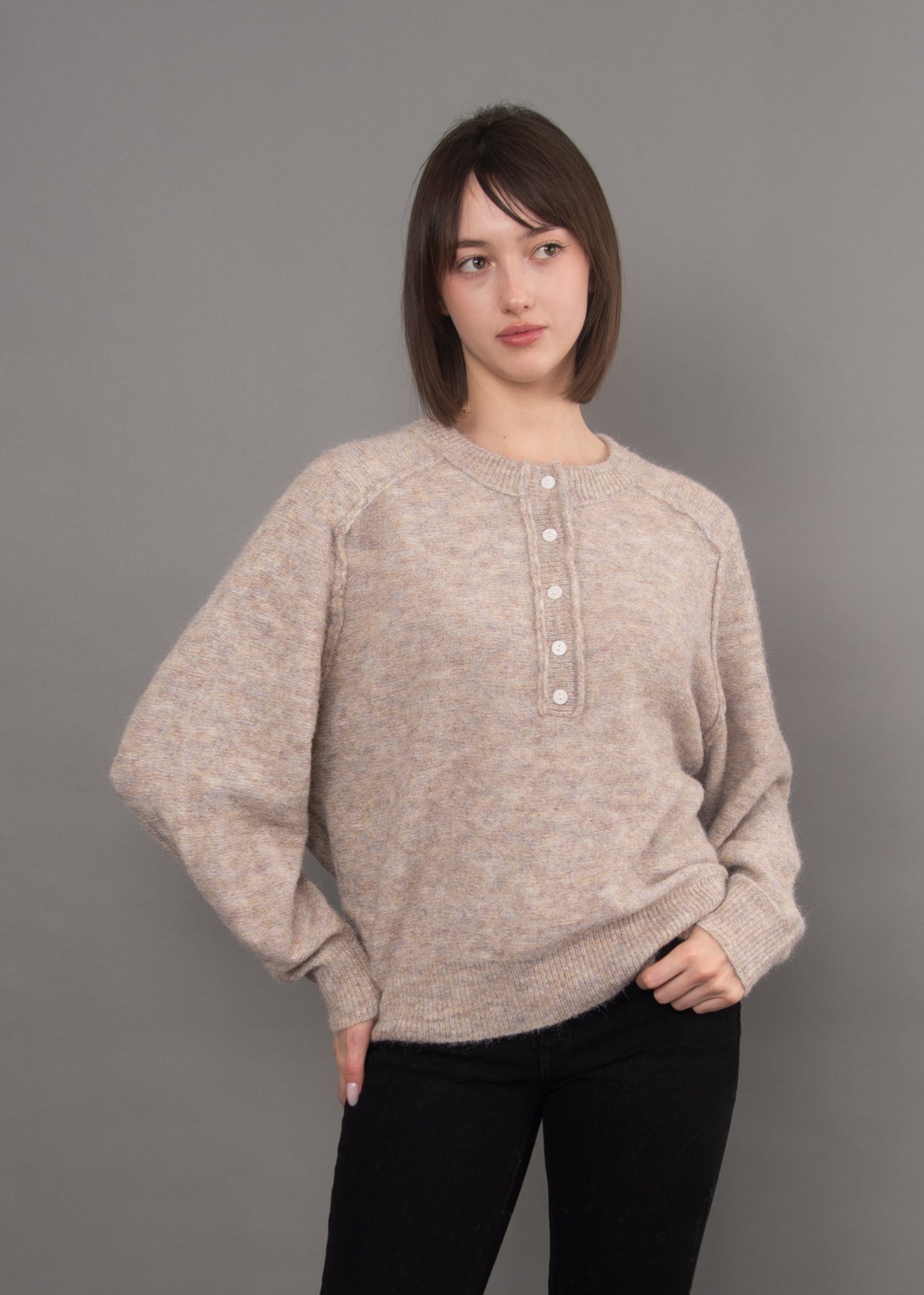 Suavia Henley Neck Pullover