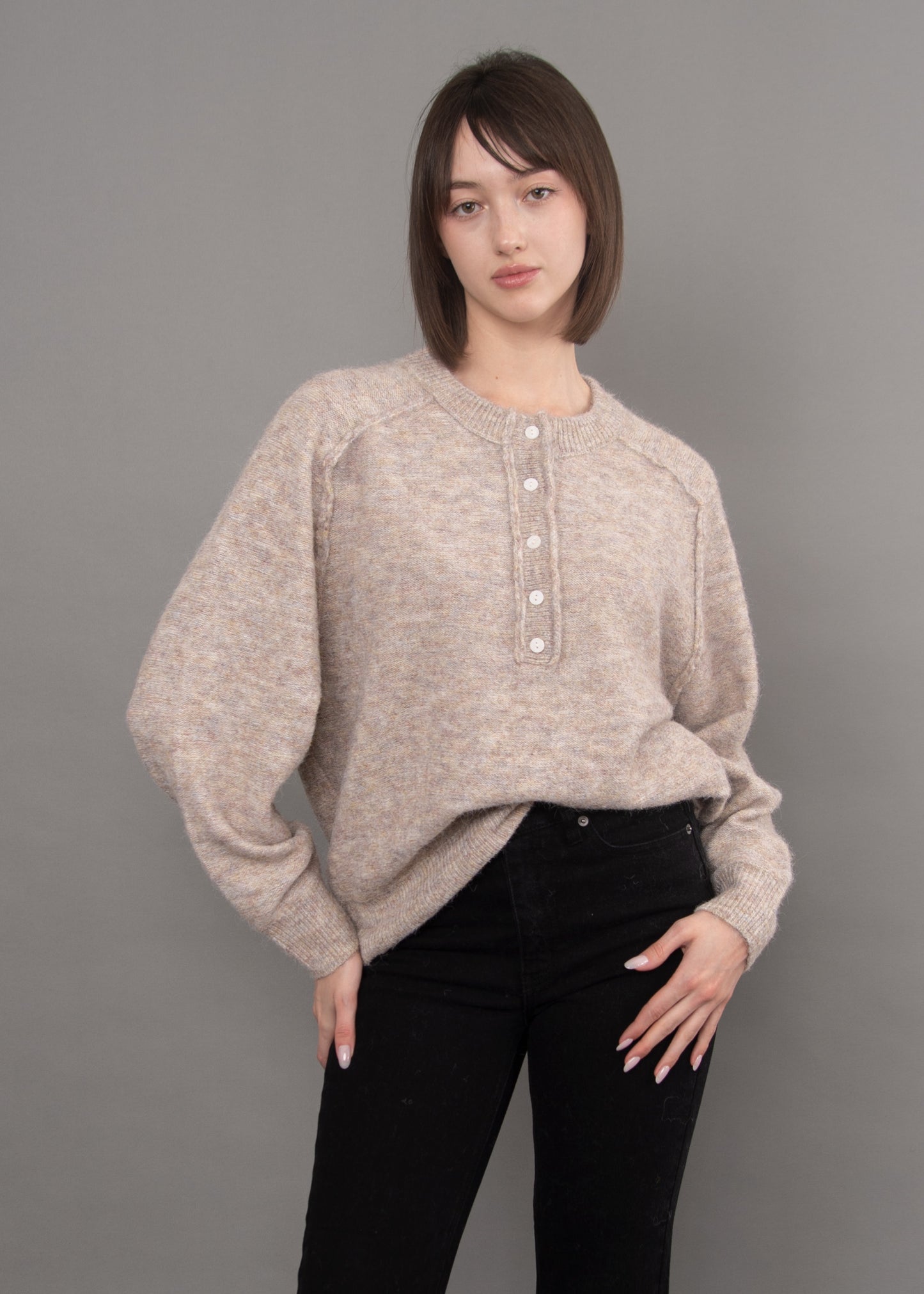 Suavia Henley Neck Pullover