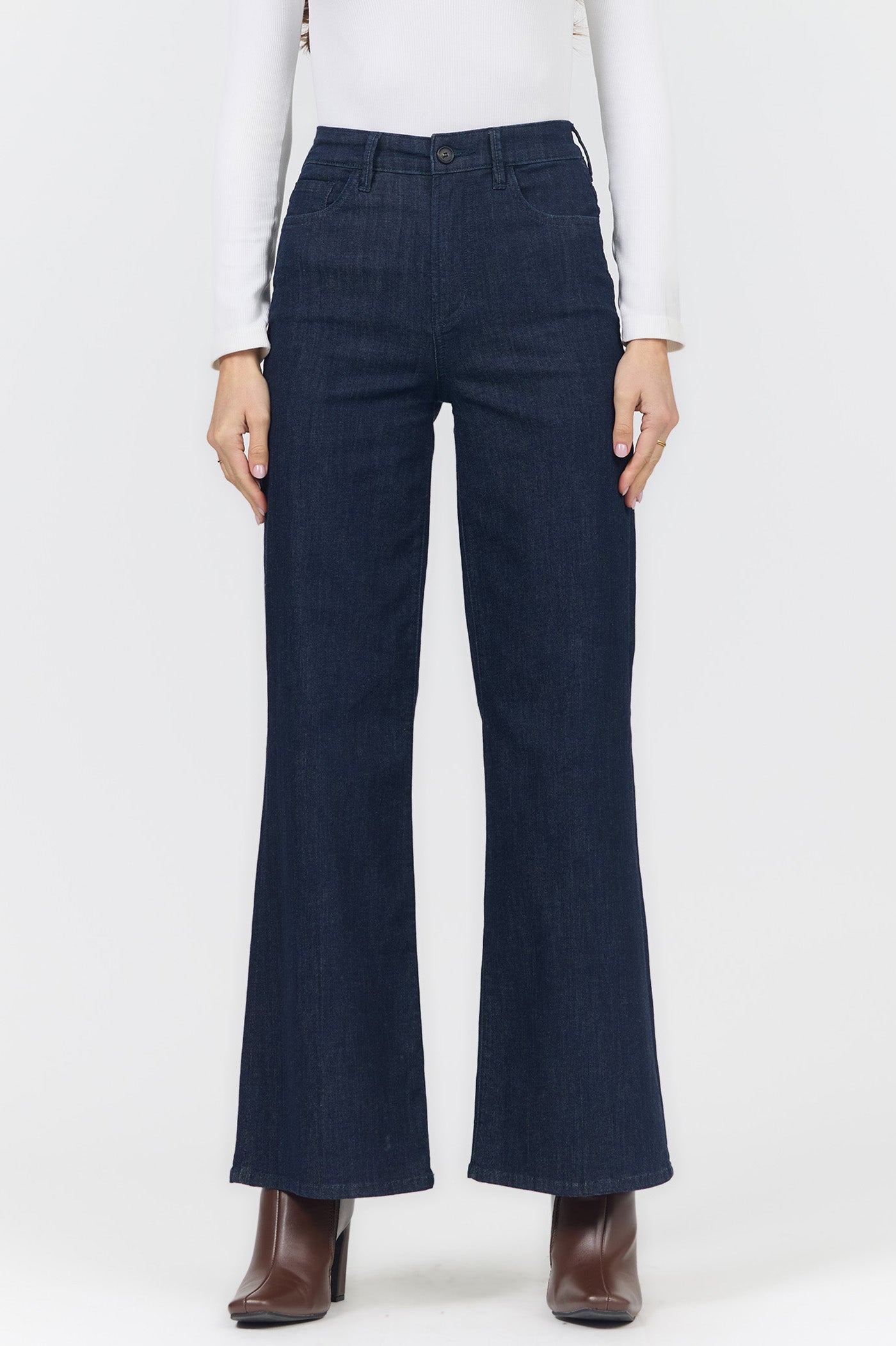 Fiona Wide Leg Jeans - Zodiac