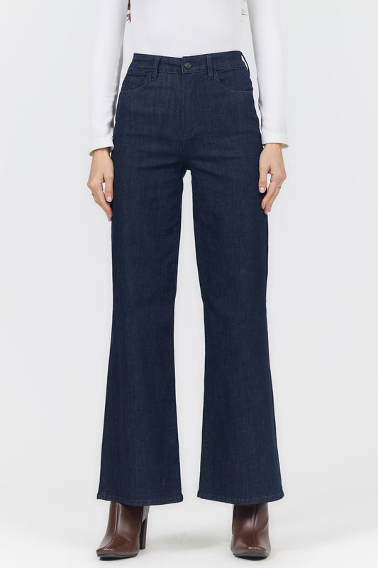 Fiona Wide Leg Jeans - Zodiac
