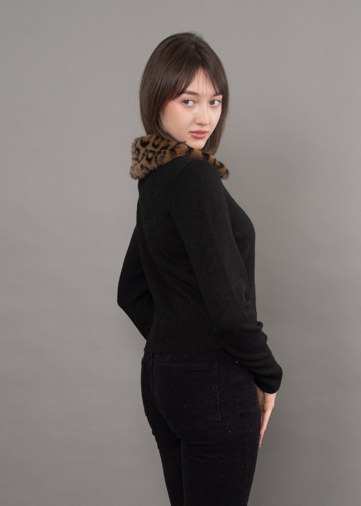 Atalanta Long Sleeve Crew Neck Cardigan