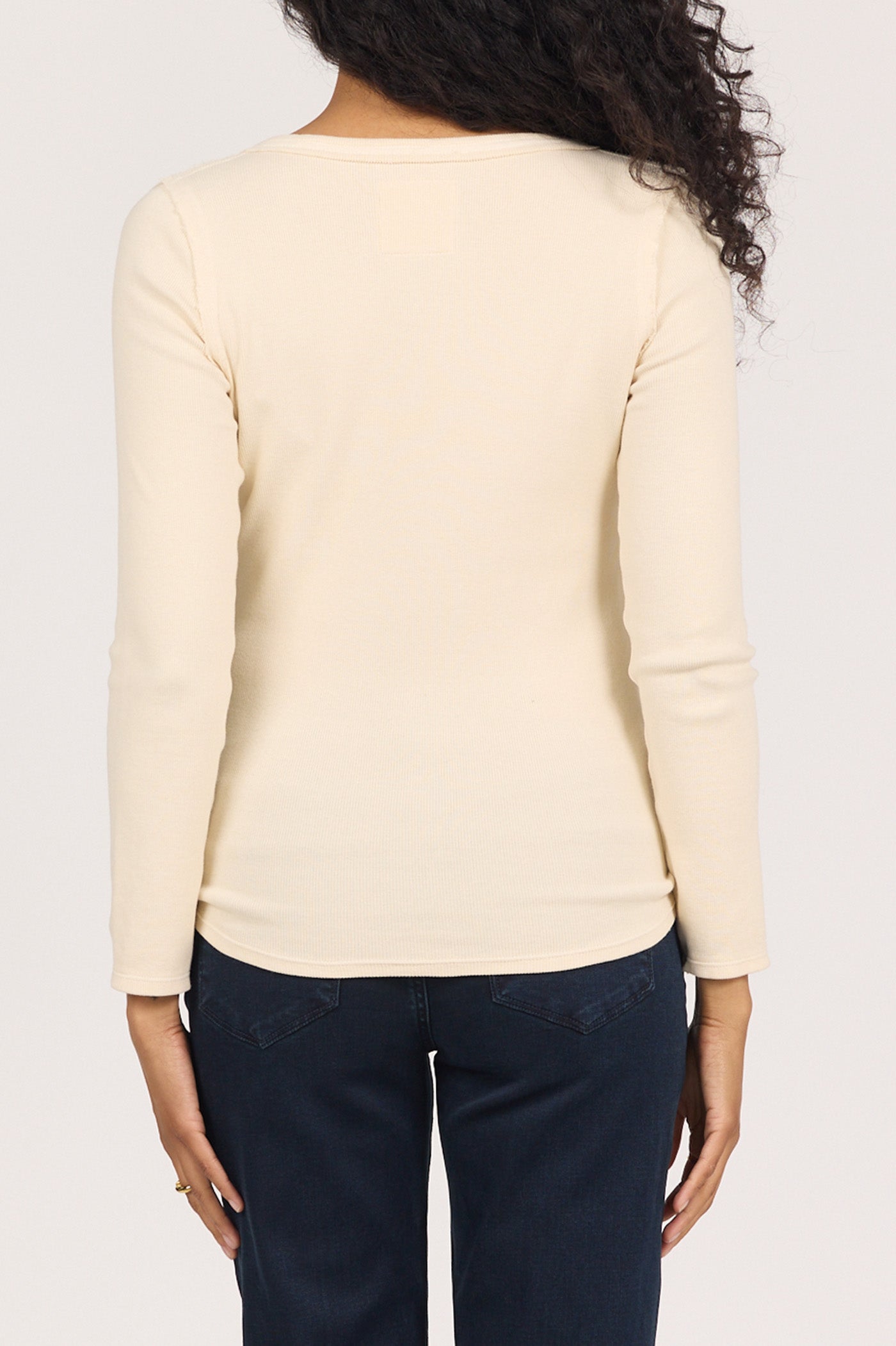 Edie Long Sleeve Tee - Whitecap Grey