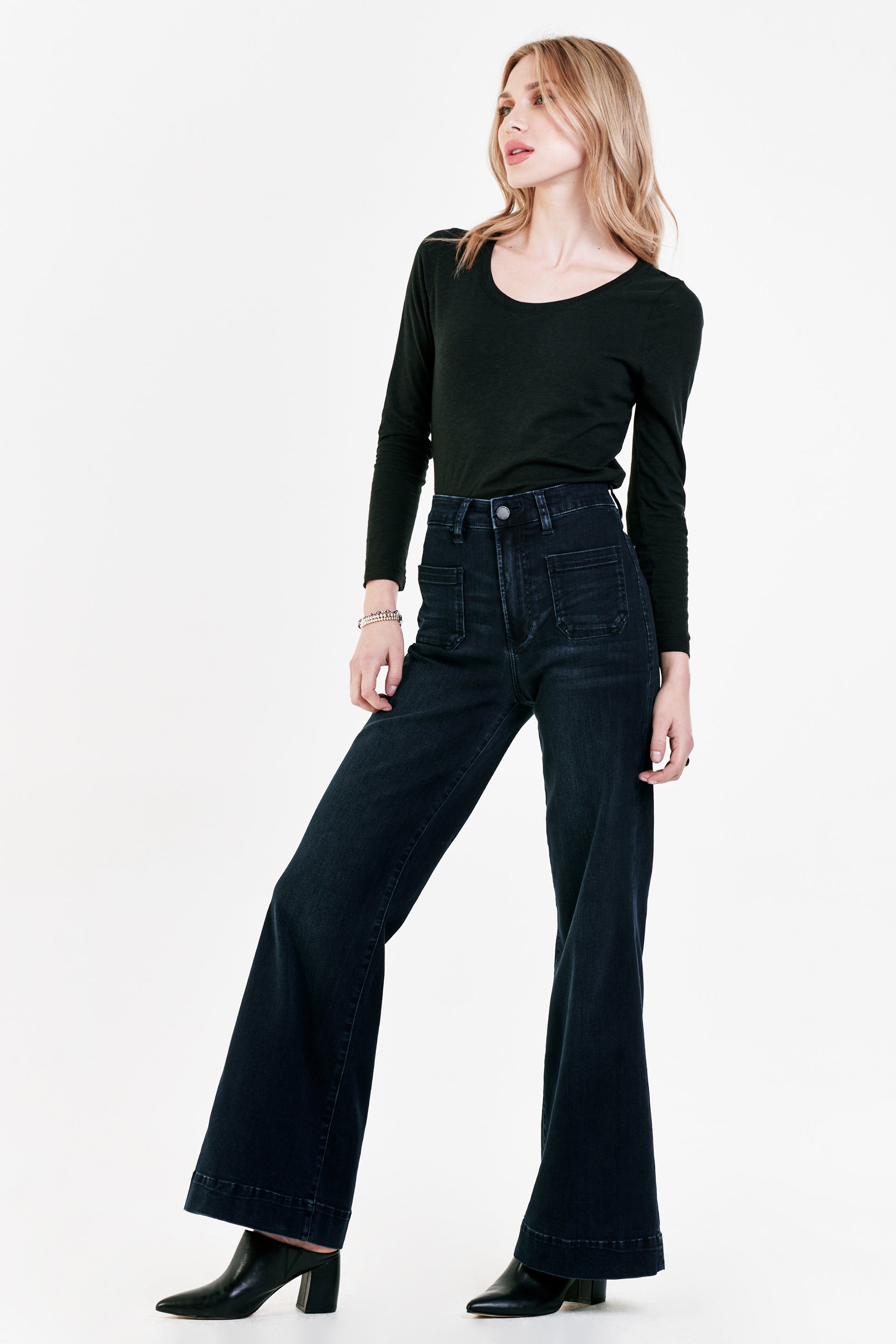 FIONA SUPER HIGH RISE WIDE LEG JEANS CONFESSION – Tru Bleu Boutique