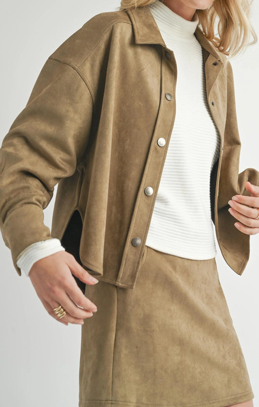 TUSCANY FAUX SUEDE JACKET