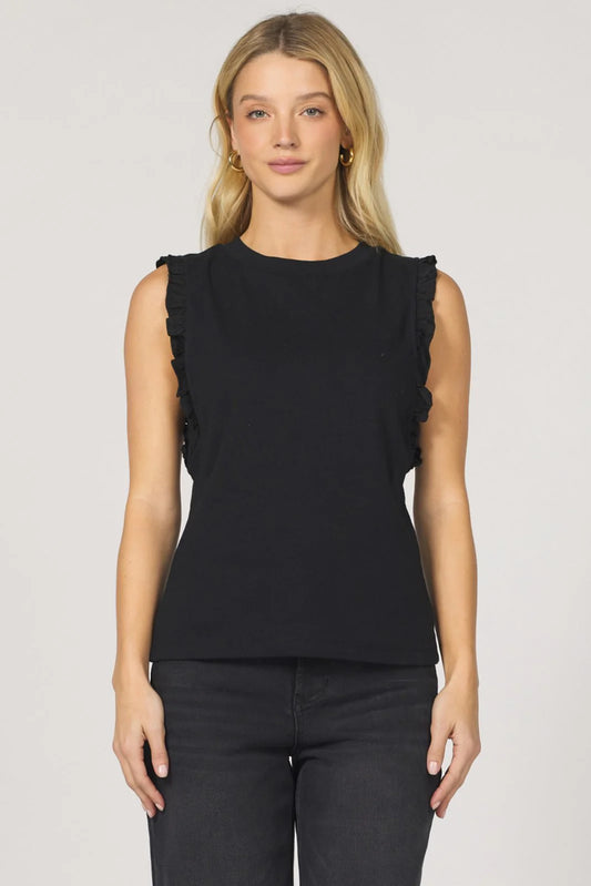BRIDGETTE TOP - JET BLACK