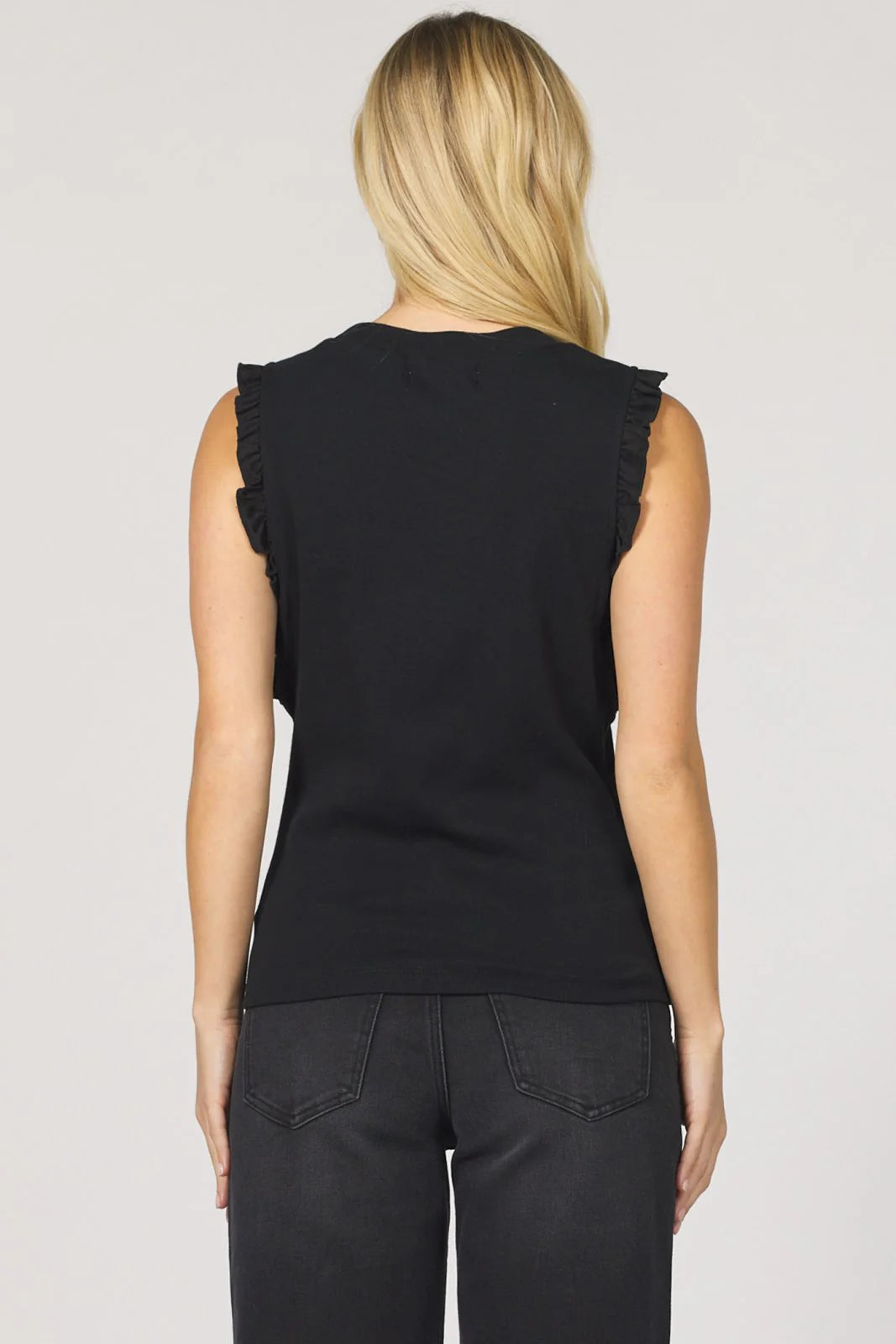 BRIDGETTE TOP - JET BLACK