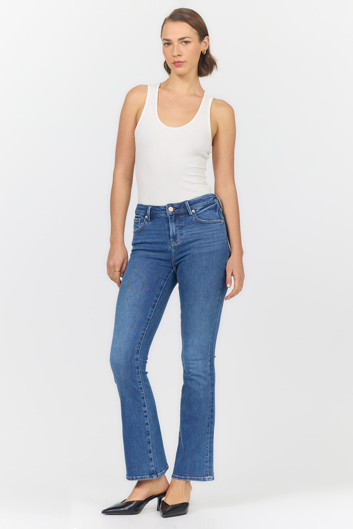 Jaxtyn Clean Hem Jeans - Cresson