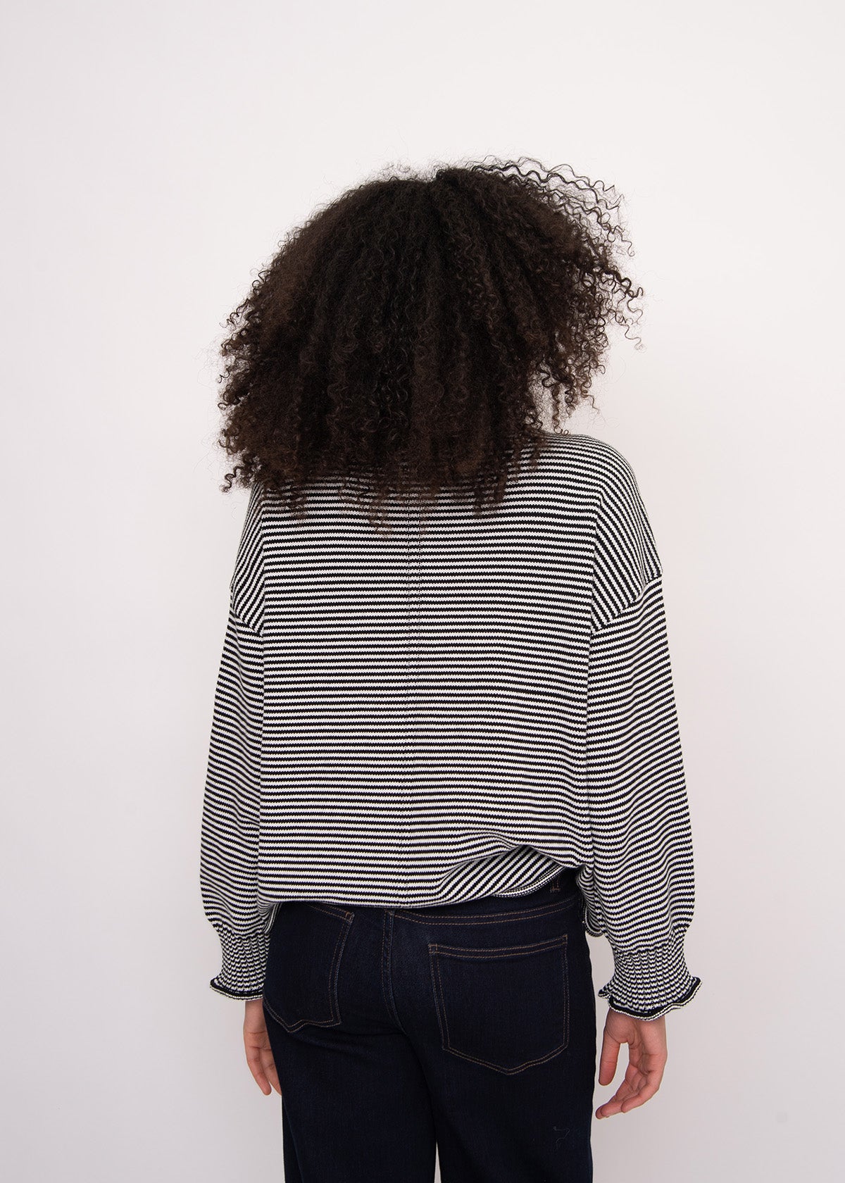 Lucretia Long Sleeve Funnel Neck Top