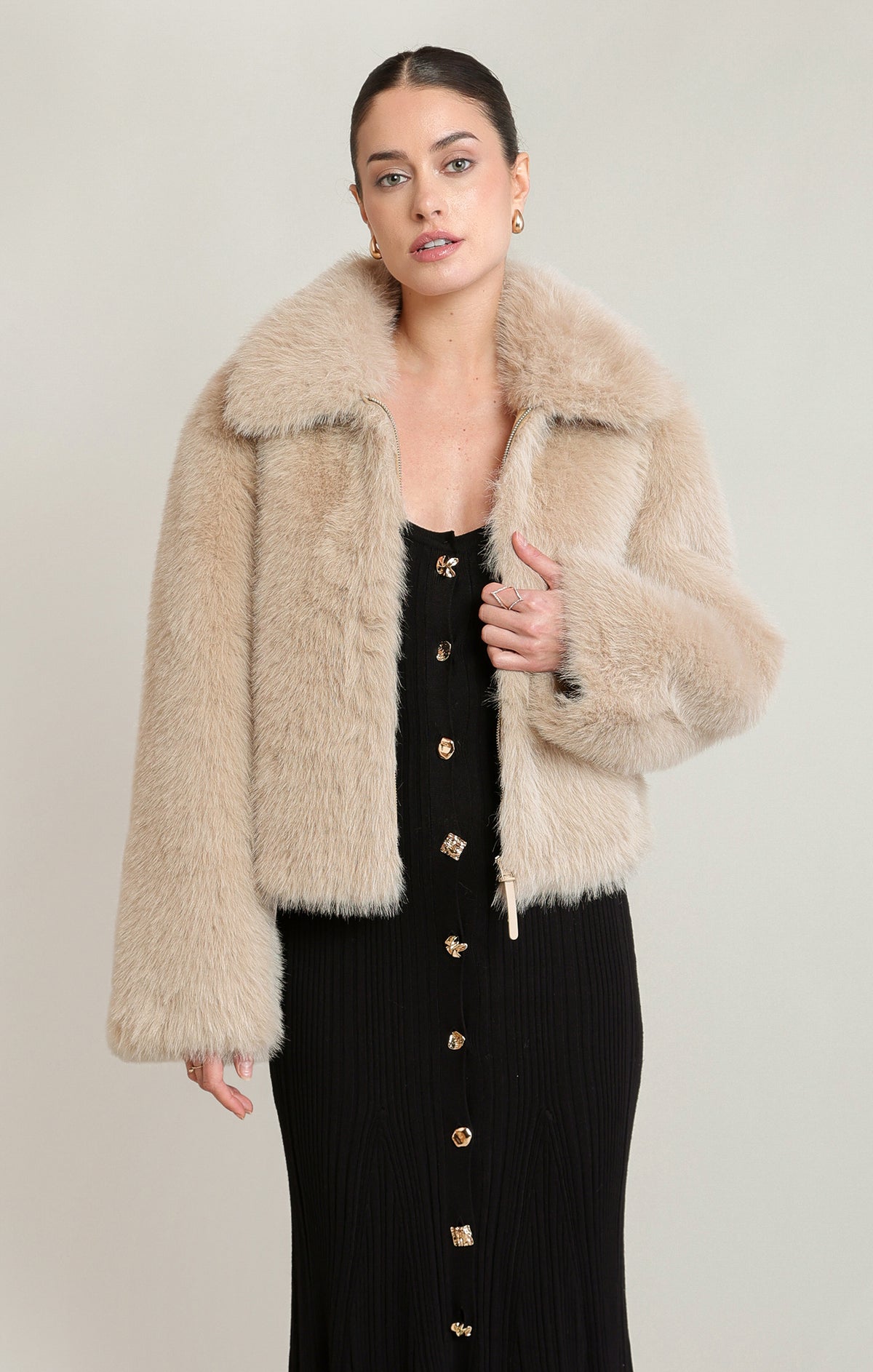 Faux Fur Jacket