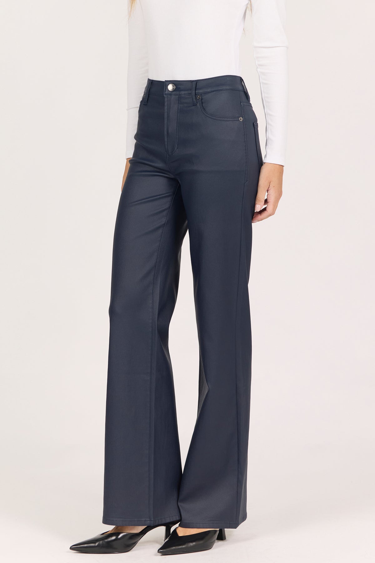 Margot Clean Hem Pants - Midnight Sapphire