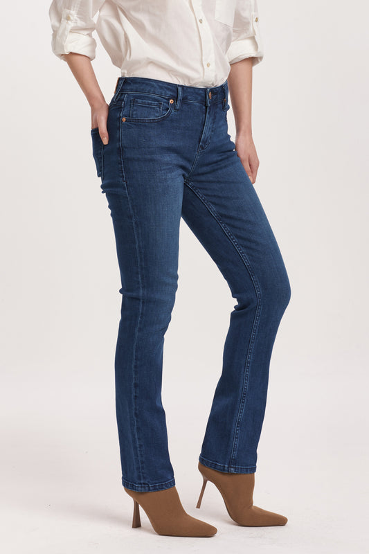 BLAIRE SLIM STRAIGHT HIGH RISE CLEAN HEM