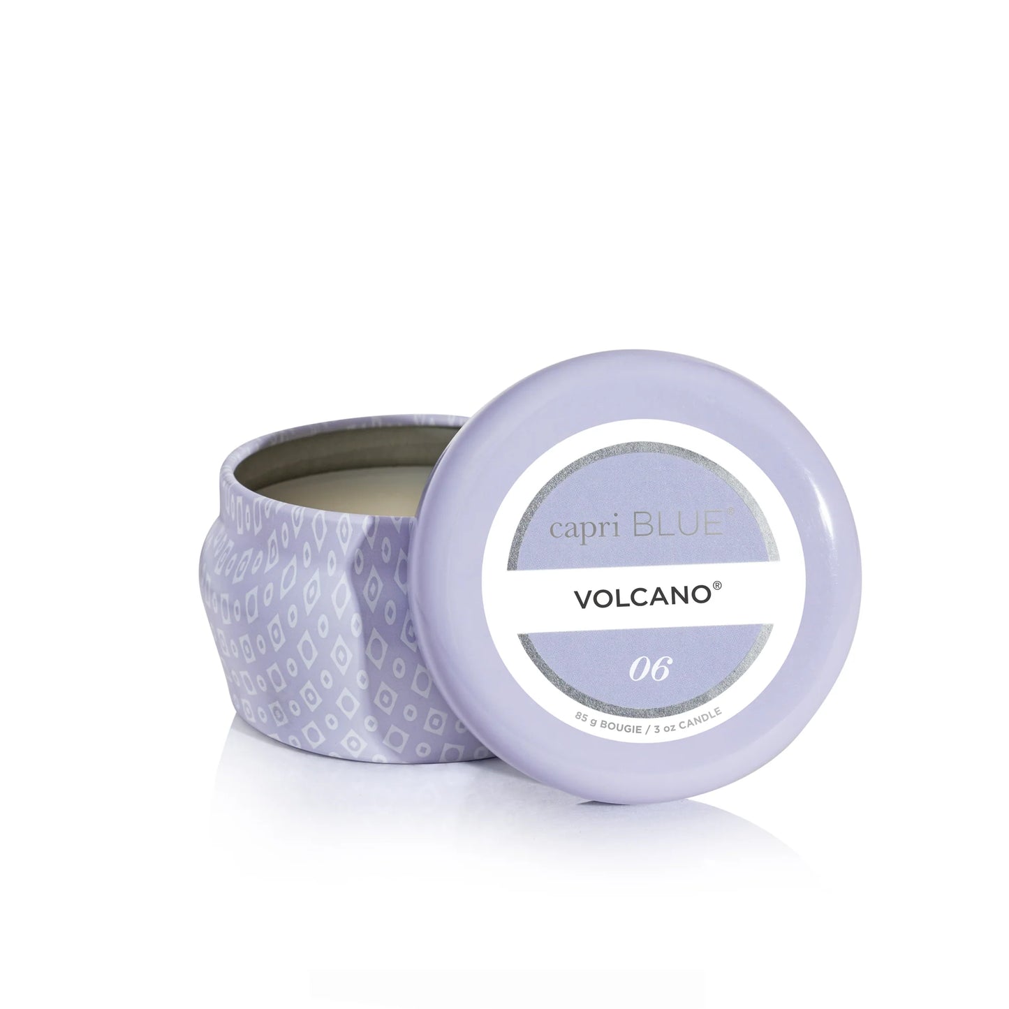 VOLCANO LAVENDER MINI TIN CANDLE, 3 OZ.