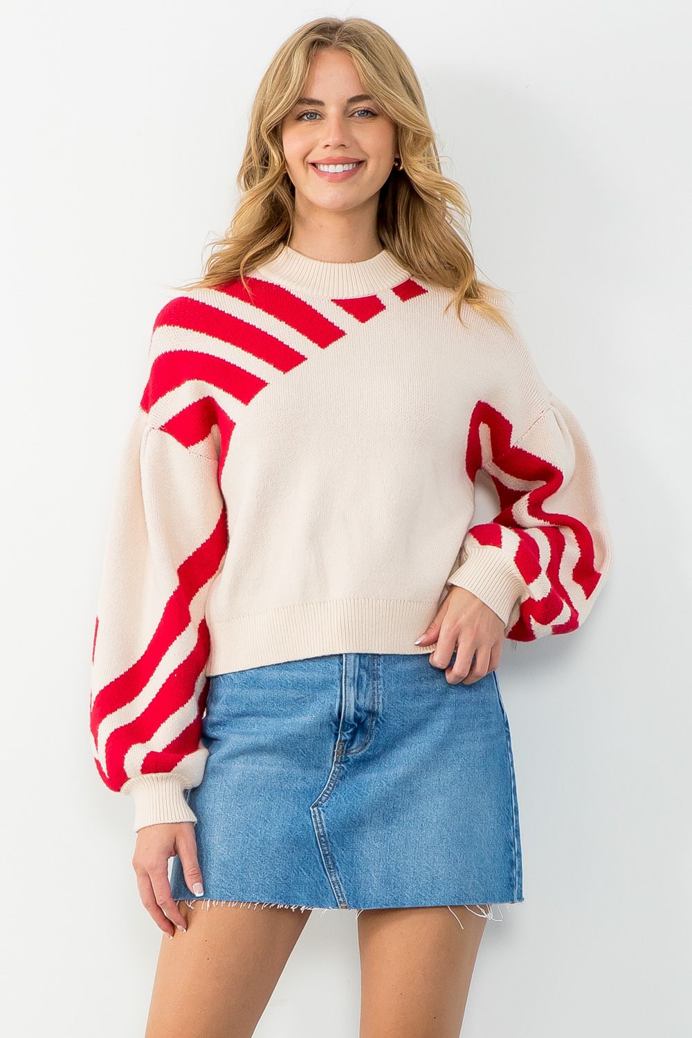 Striped Detail Sweater