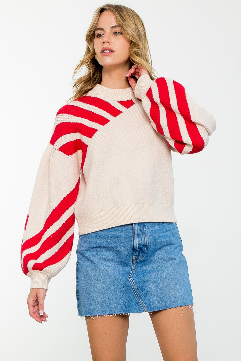 Striped Detail Sweater