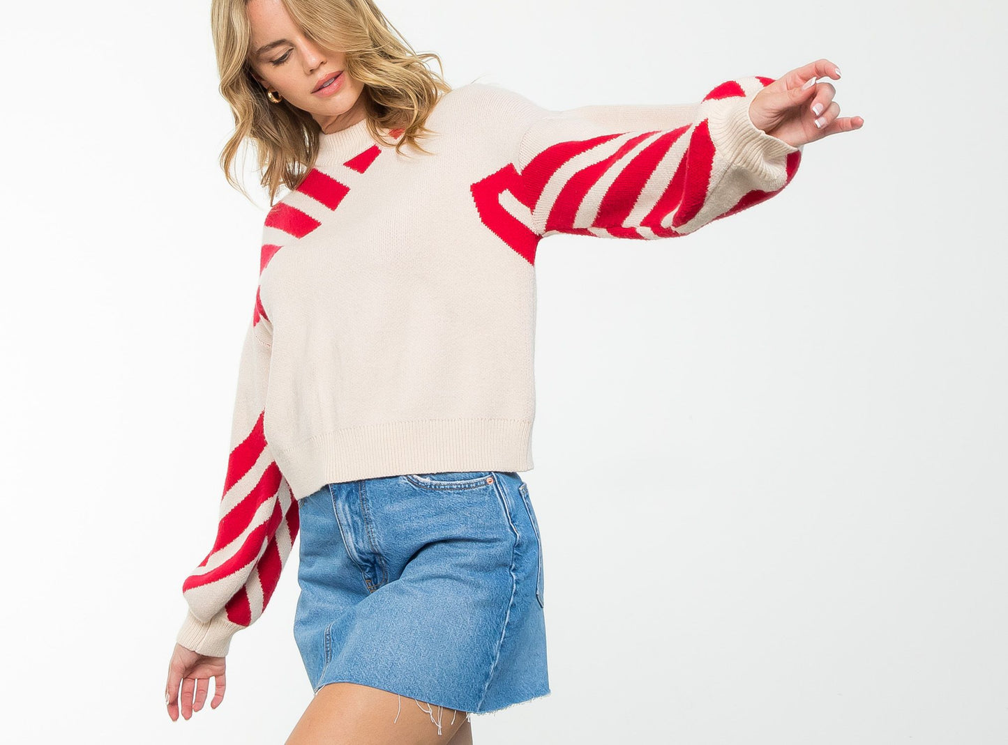 Striped Detail Sweater